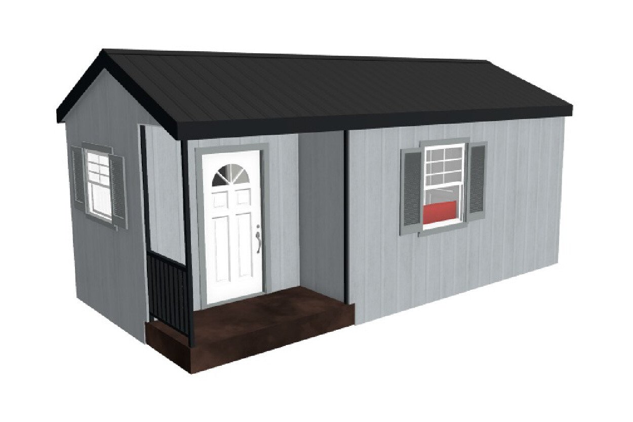 12x24_CabinWithPorch_Front