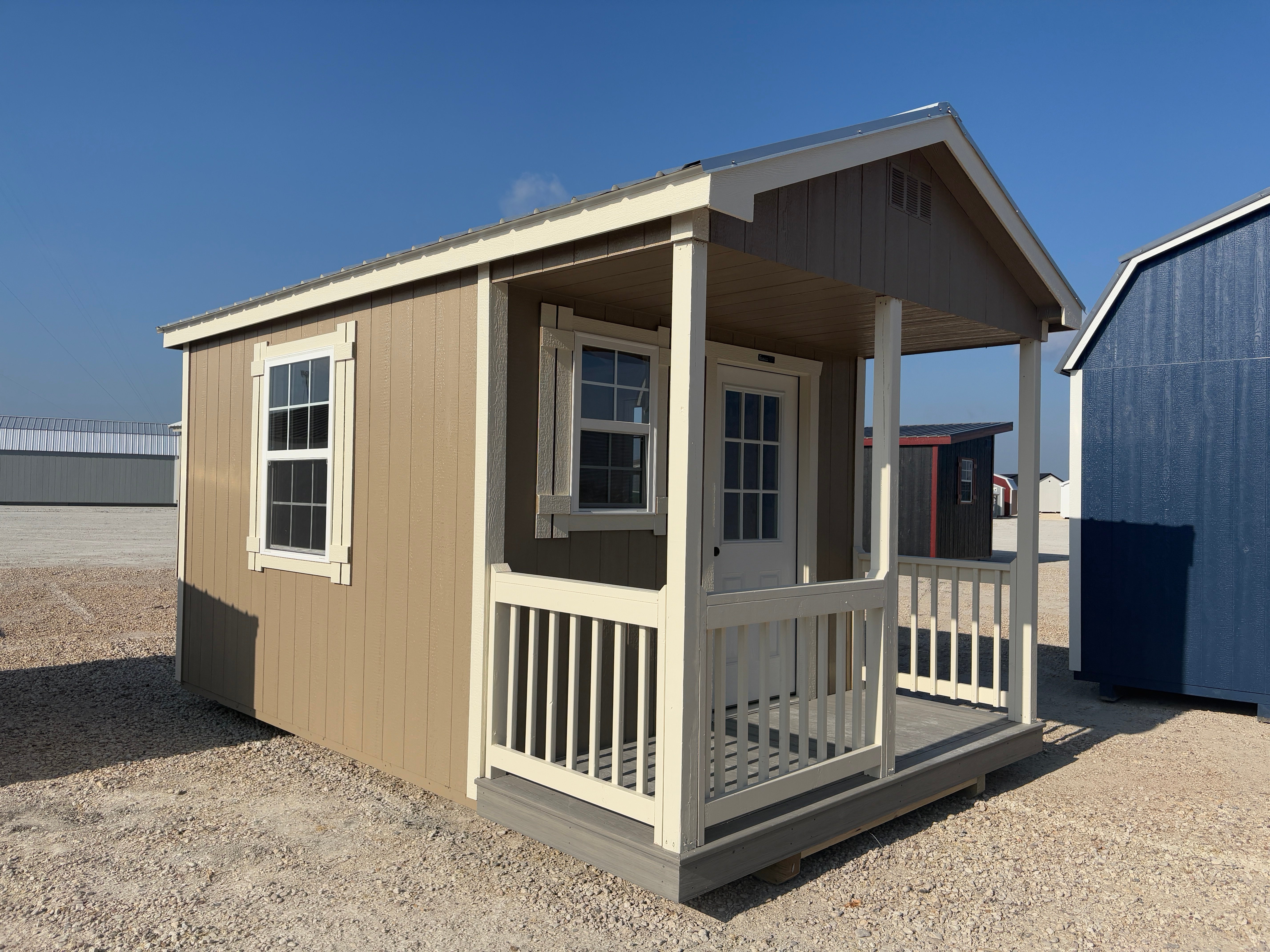 10x16 Gable Cabin with Porch #6282