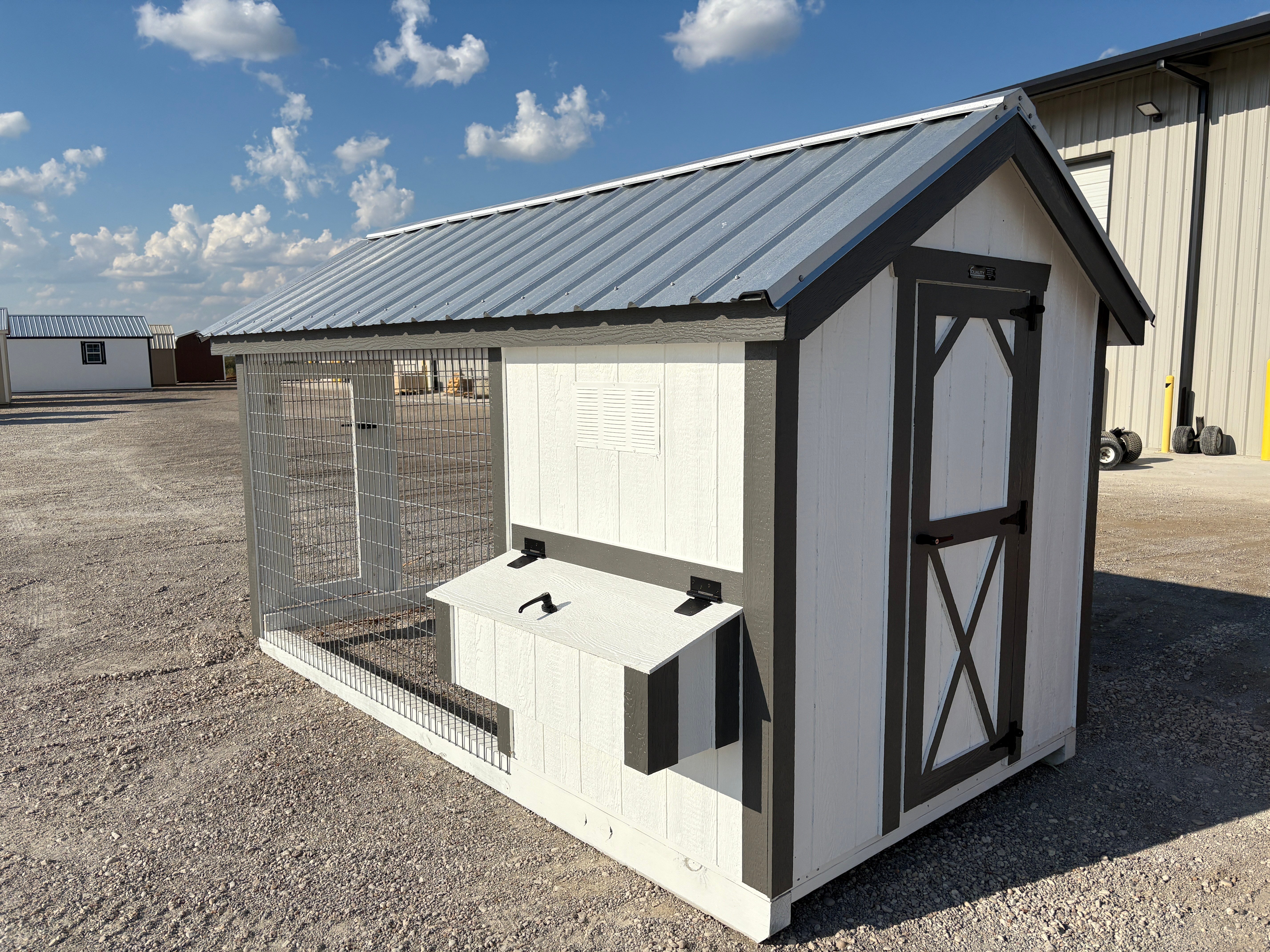6x12 Chicken Coop #7007