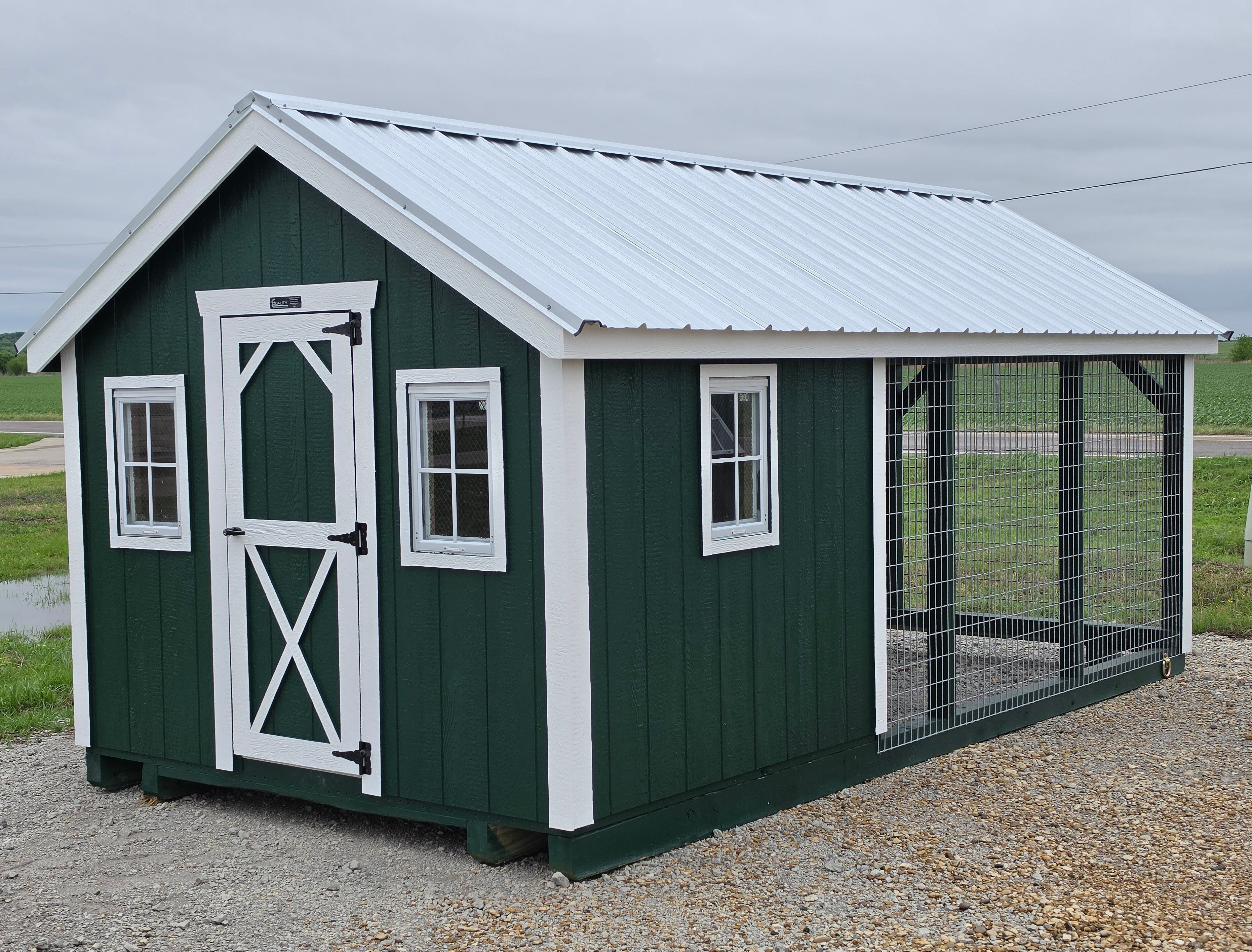 8x16 Chicken Coop #7841