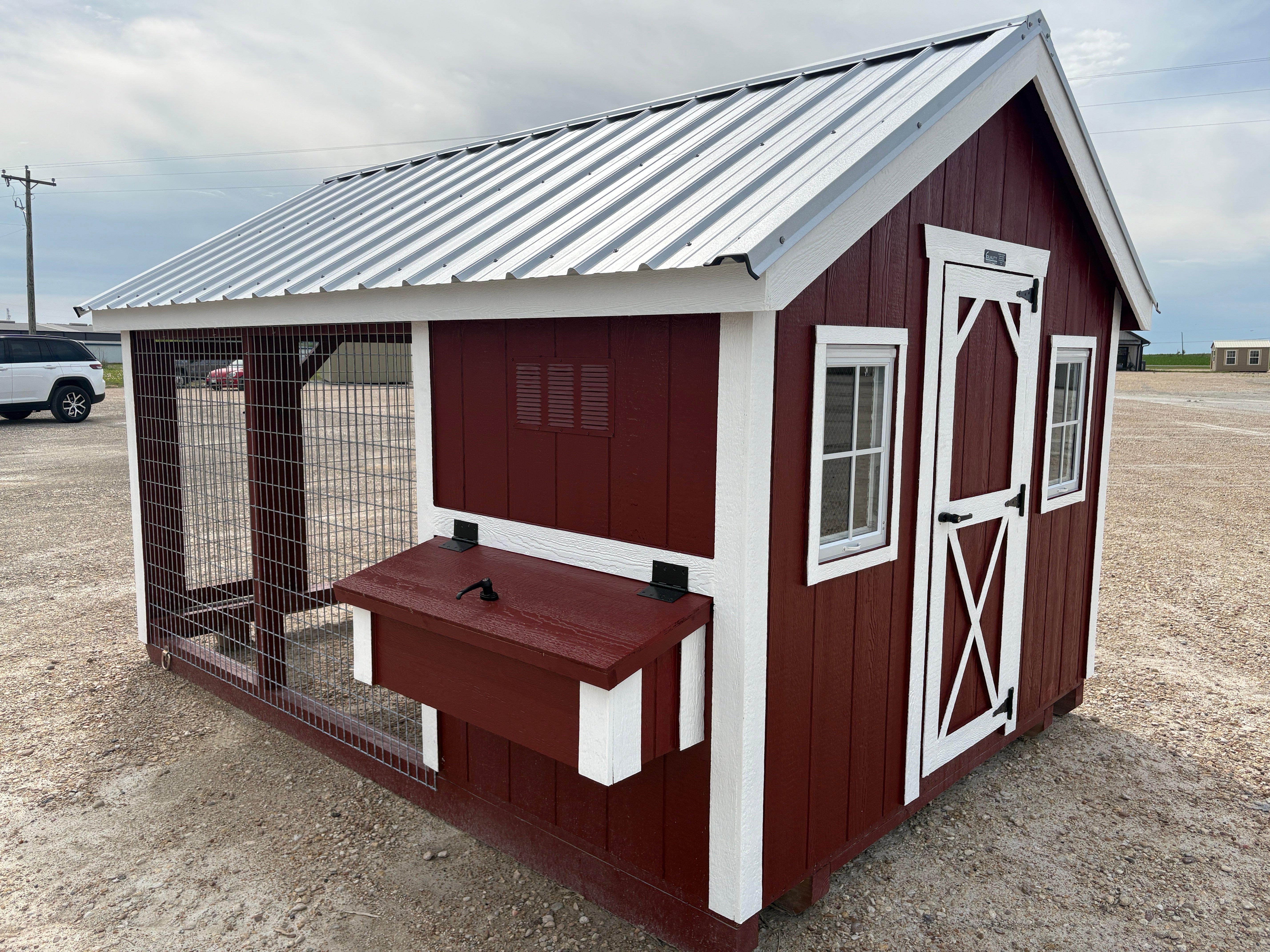 8x12 Chicken Coop #7936
