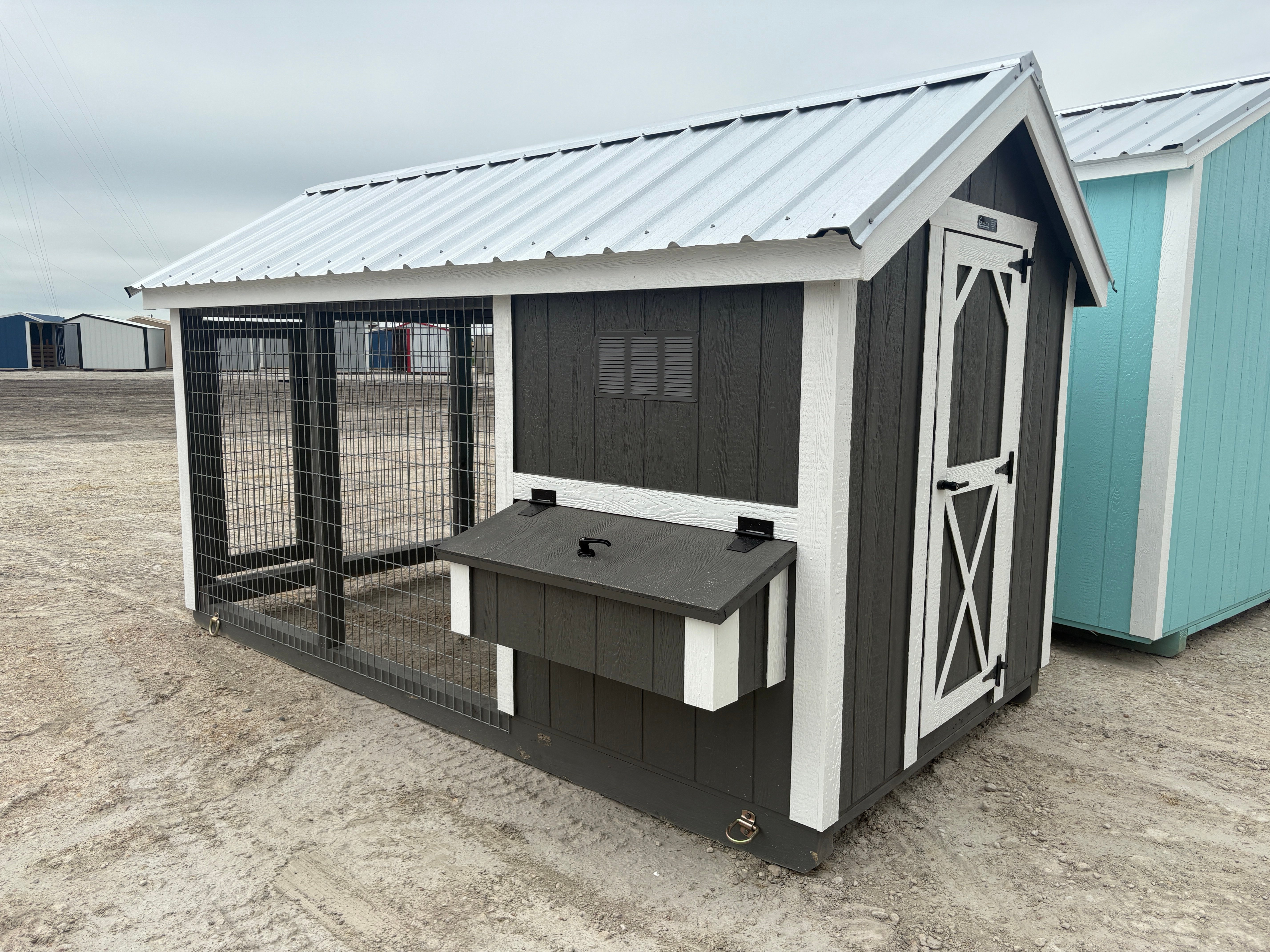 6x12 Chicken Coop #7934
