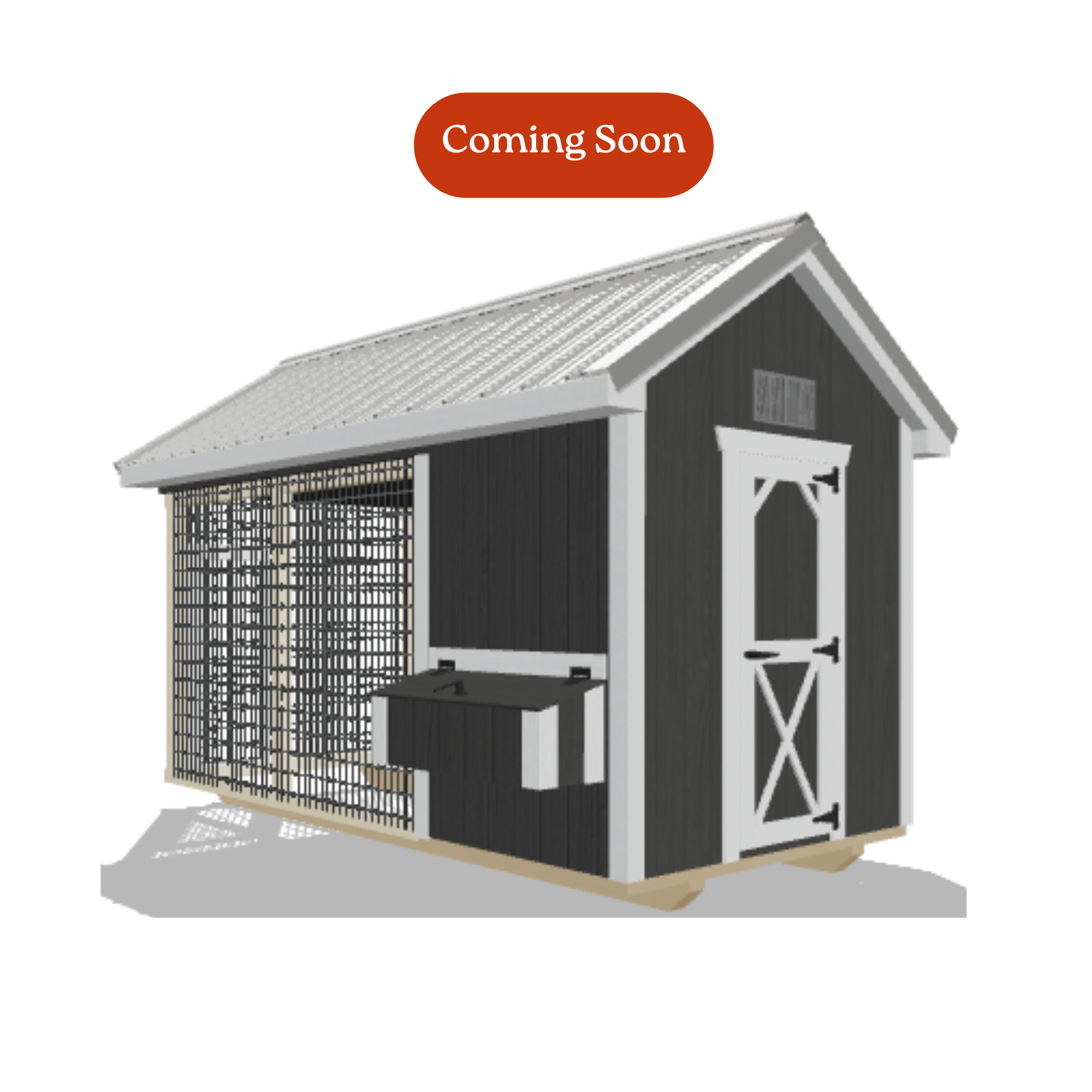 6x12 Chicken Coop #8730