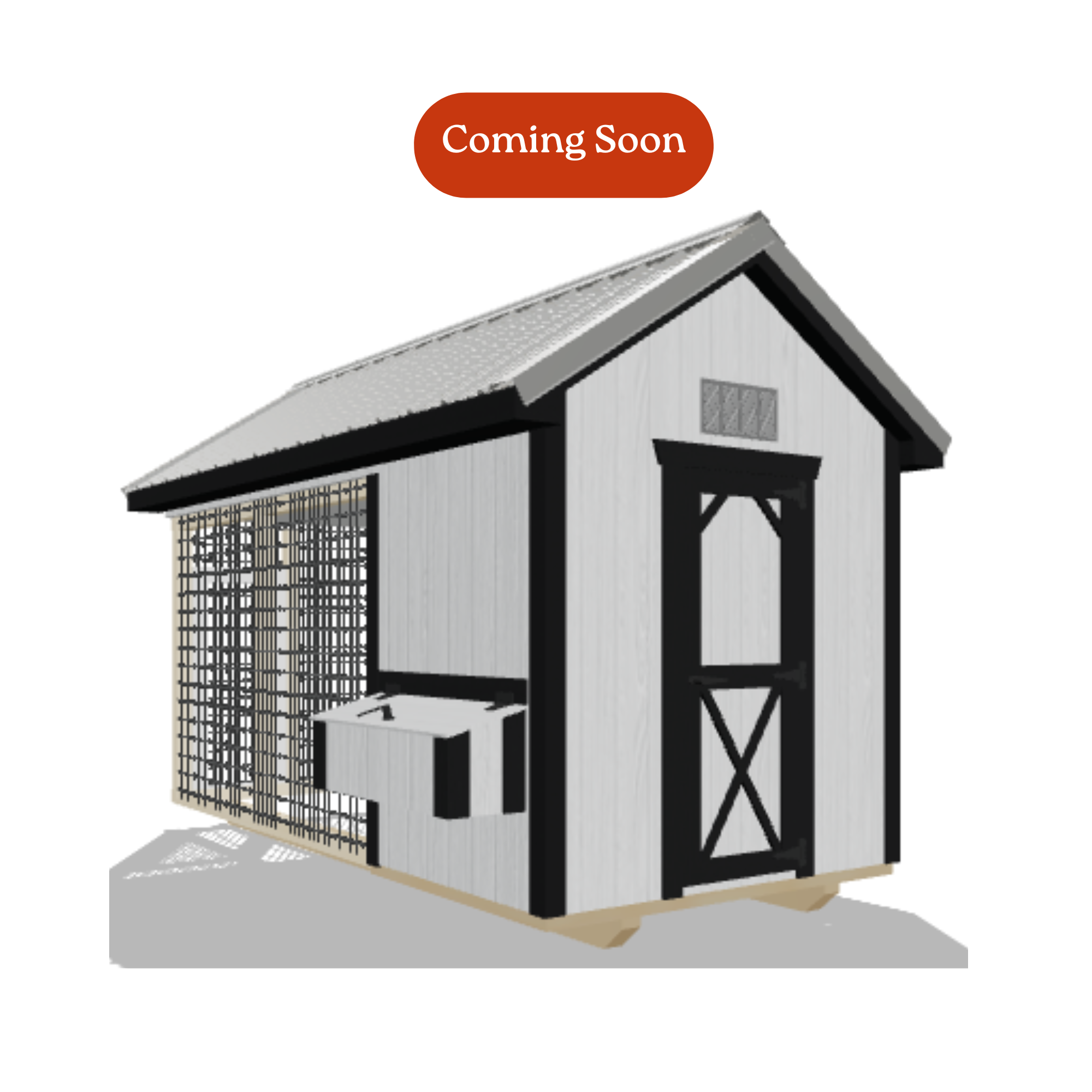 6x12 Chicken Coop #8731