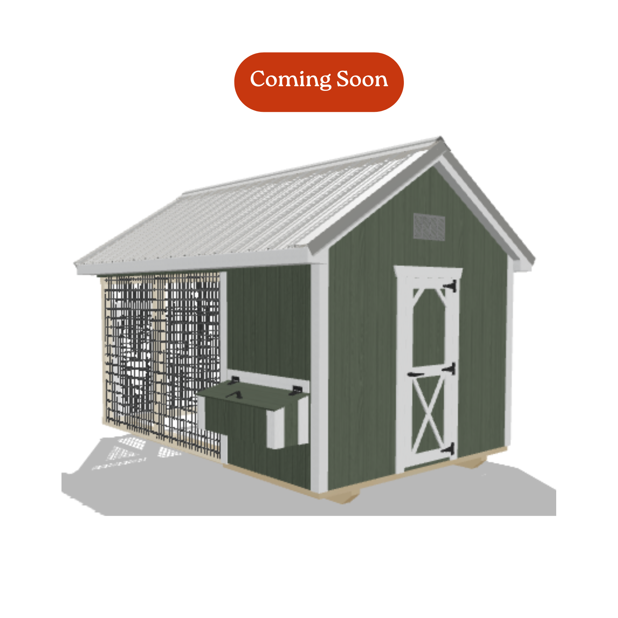 8x12 Chicken Coop #8732