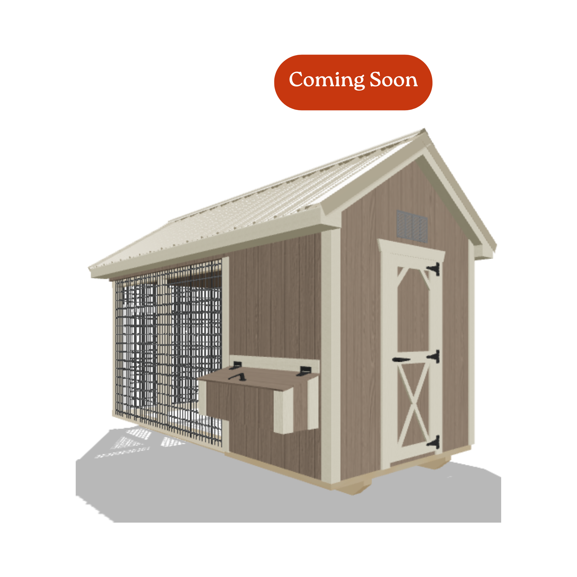 6x12 Chicken Coop #8778