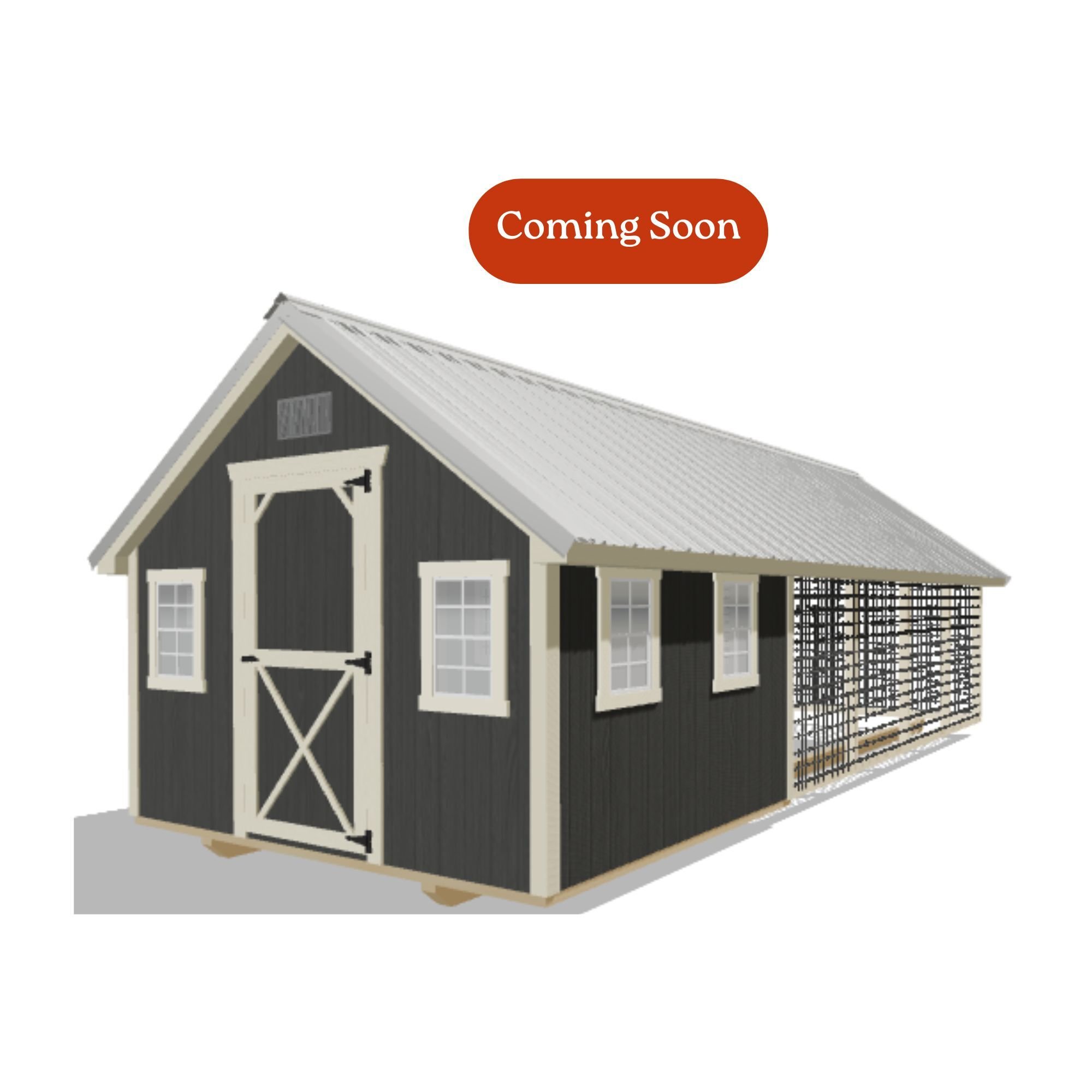 10x24 Chicken Coop #8453