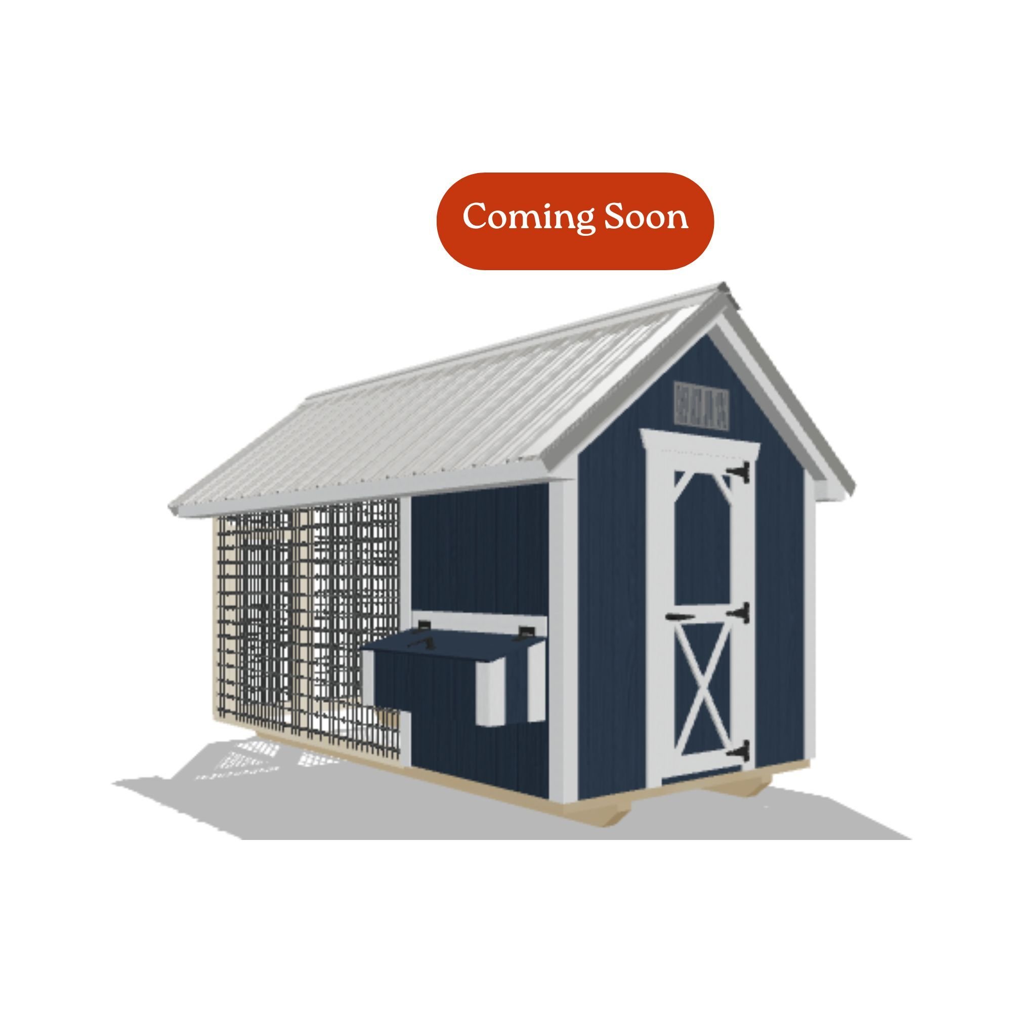 6x12 Chicken Coop #8521