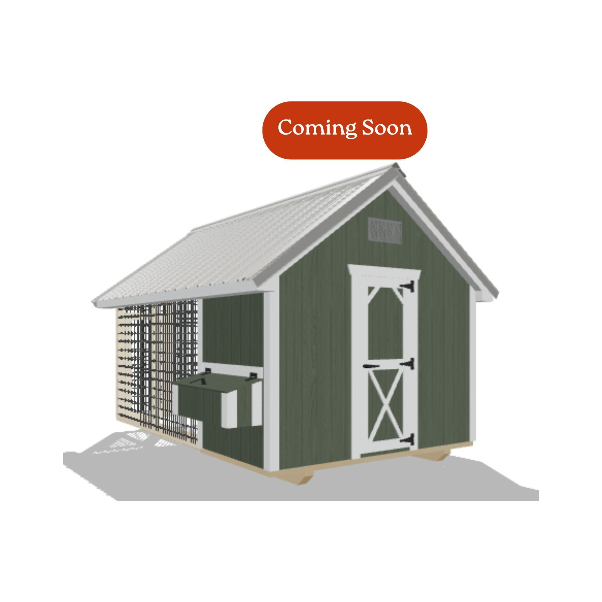 8x12 Chicken Coop #8523