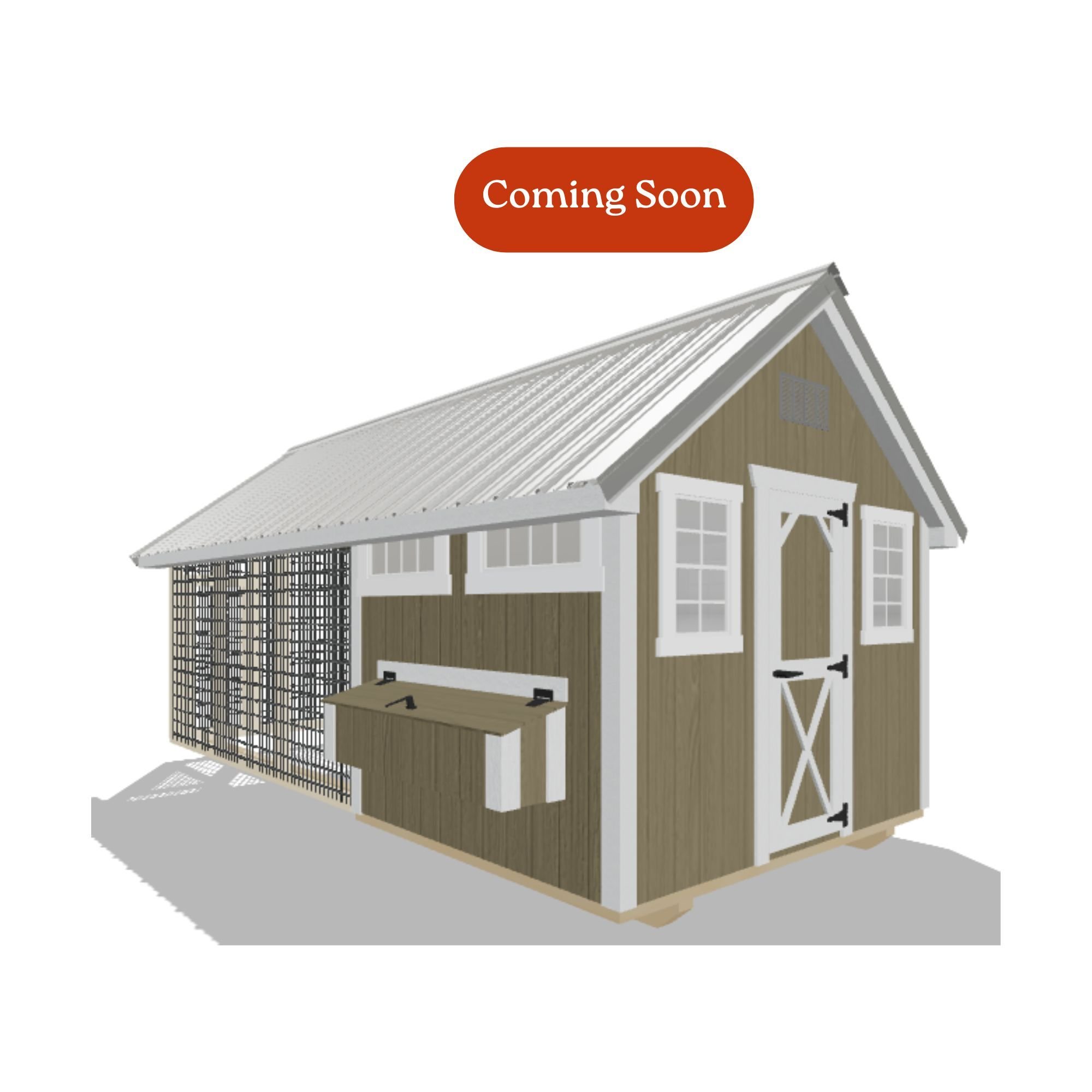 8x16 Chicken Coop #8526