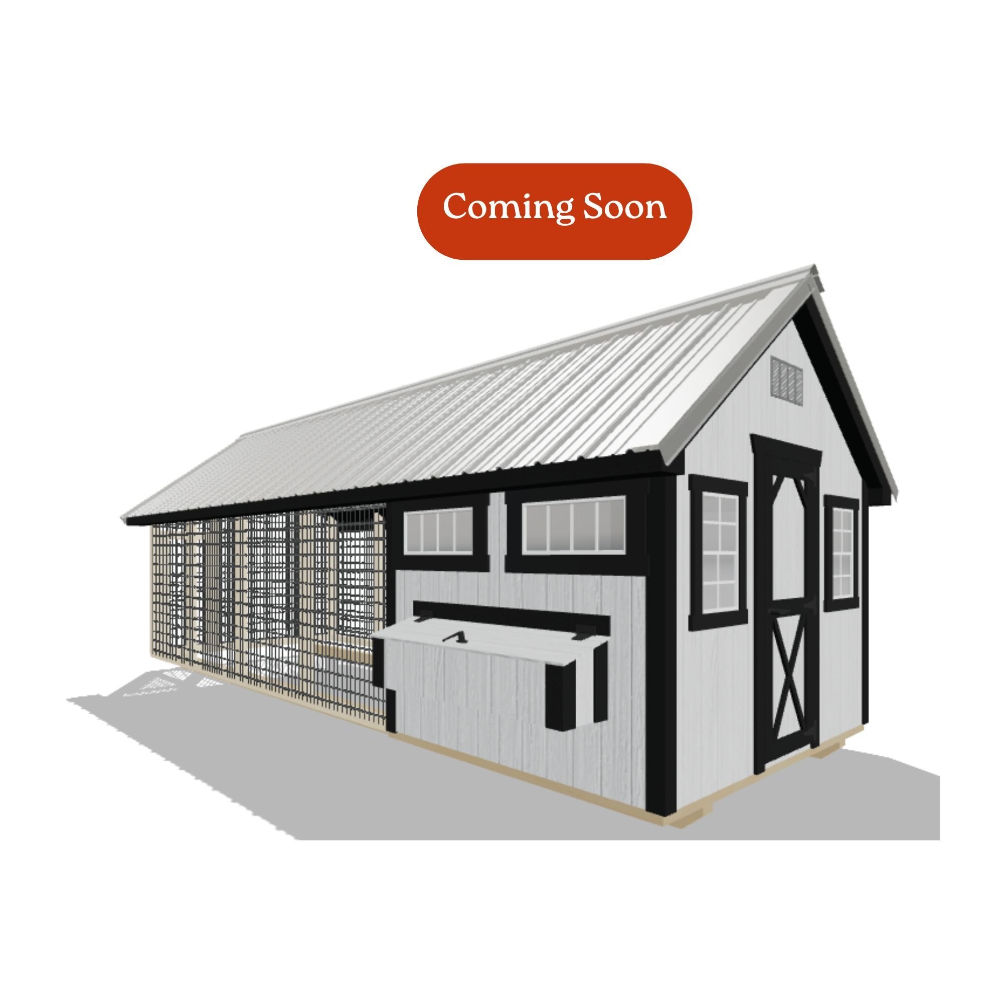 8x20 Chicken Coop #8528