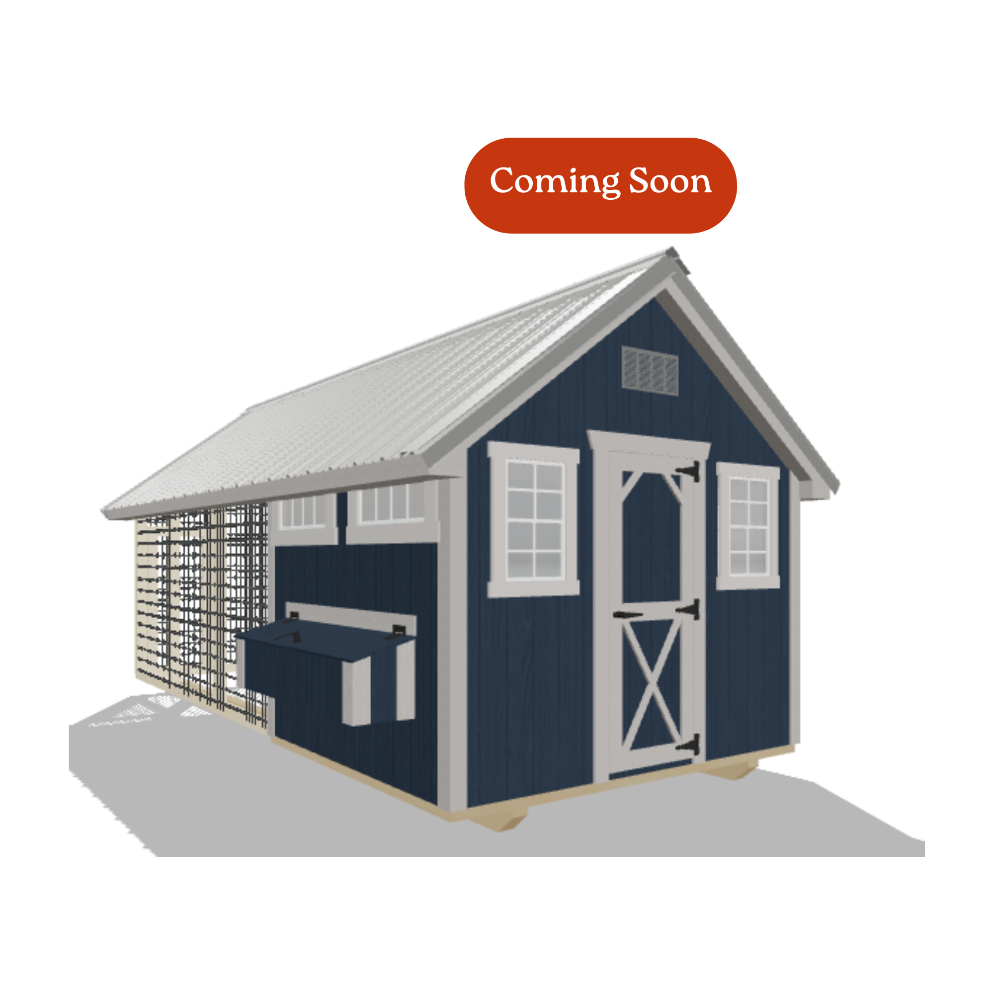 8x16 Chicken Coop #8562