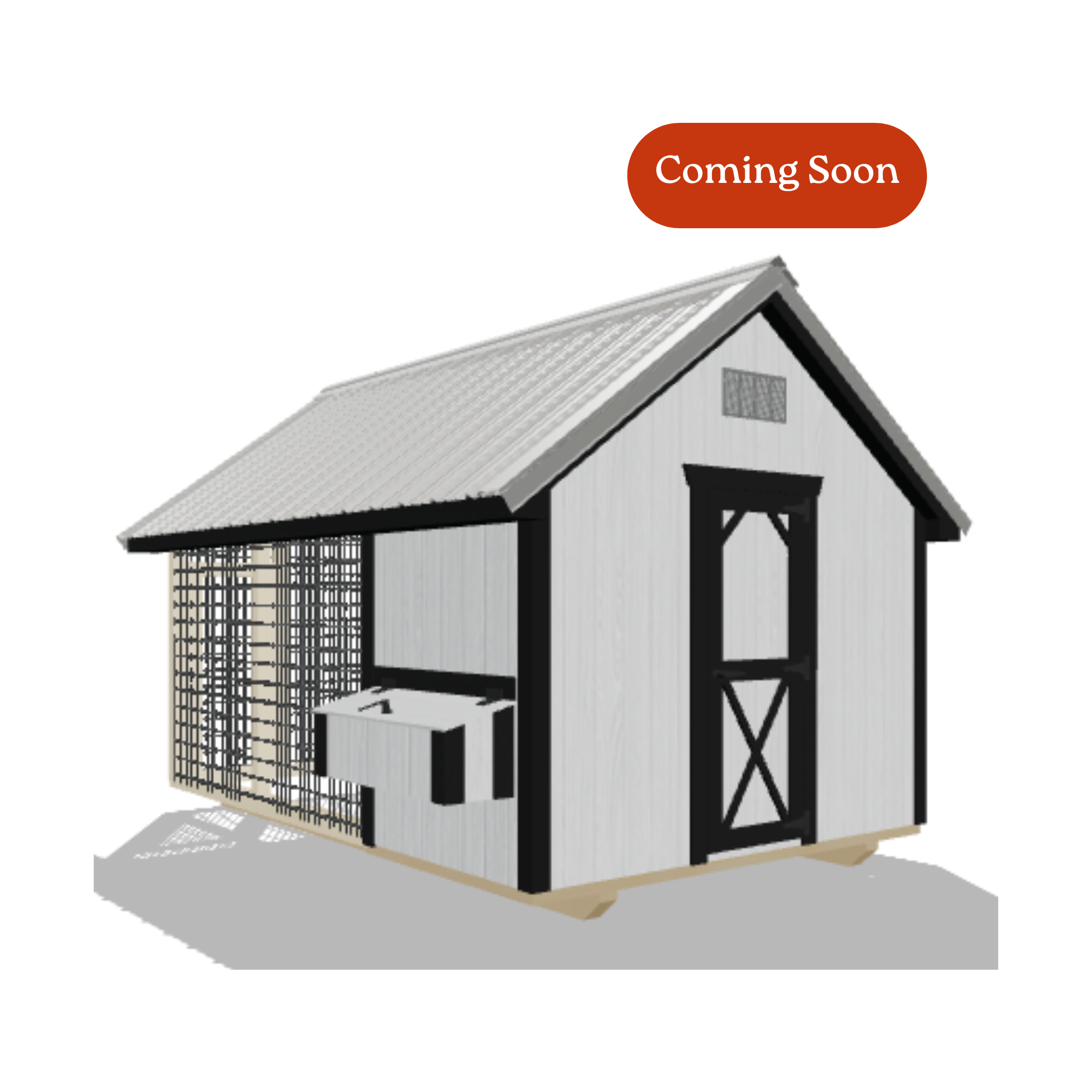 8x12 Chicken Coop #8564