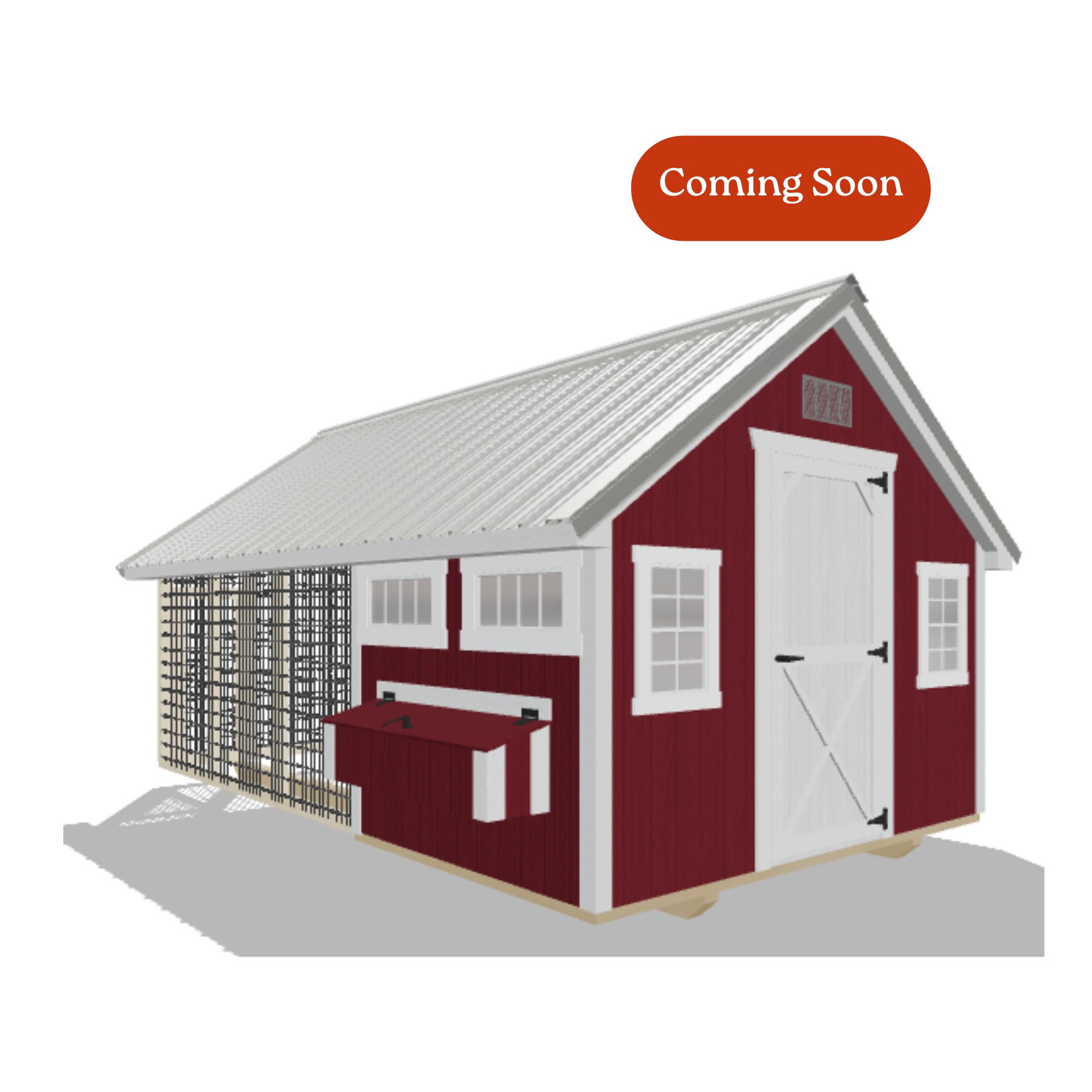 10x16 Chicken Coop #8567