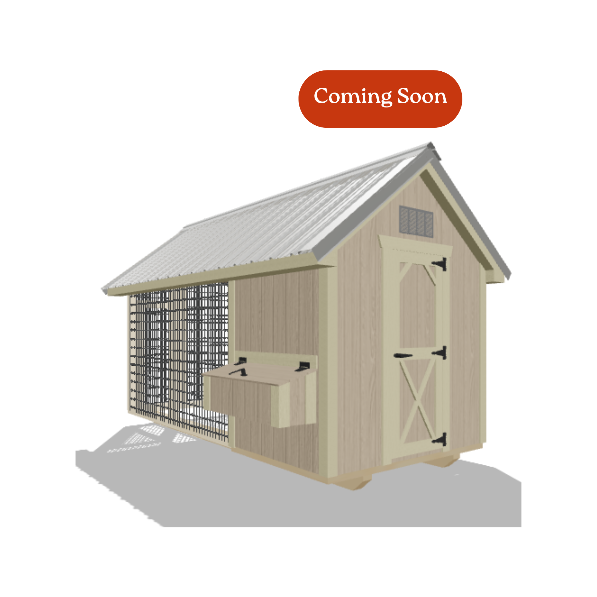 6x12 Chicken Coop #8585