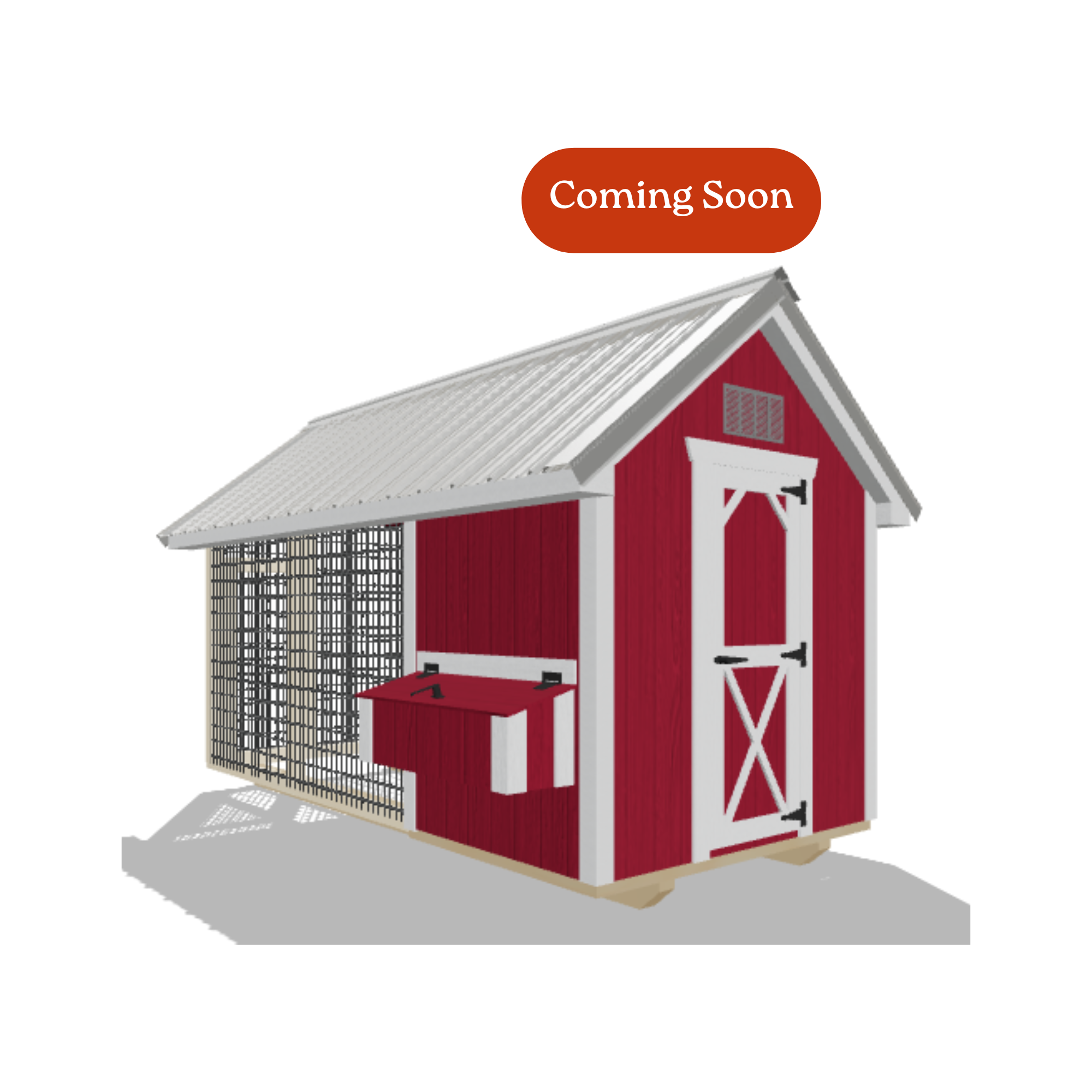 6x12 Chicken Coop #8586