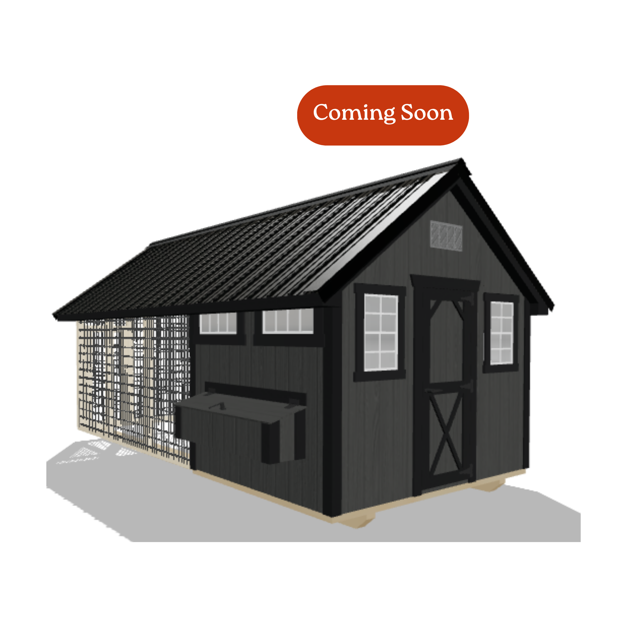 8x16 Chicken Coop #8615