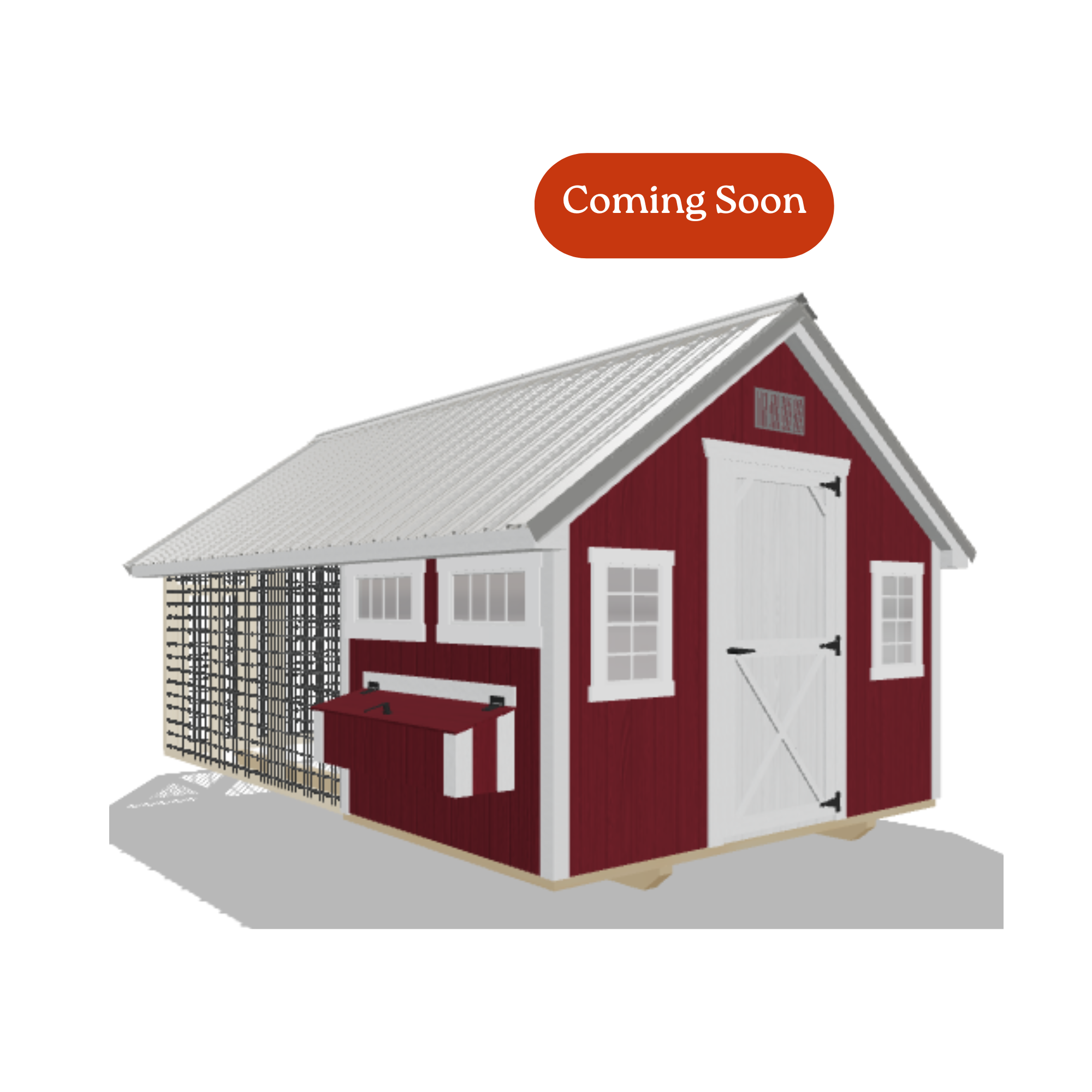 10x16 Chicken Coop #8685