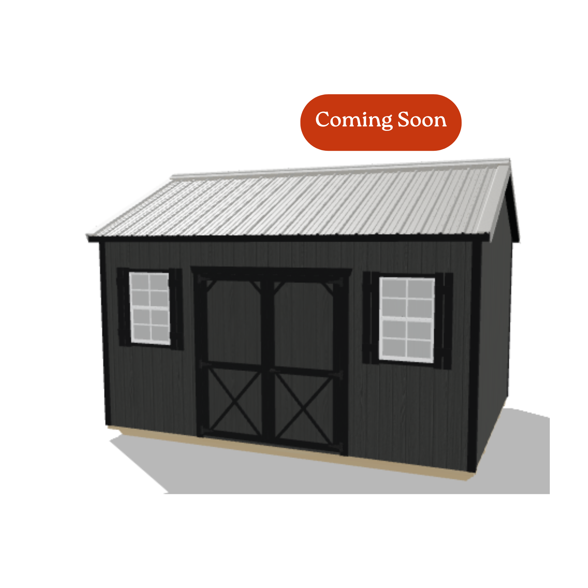 12x16 Elite Garden Shed #8748