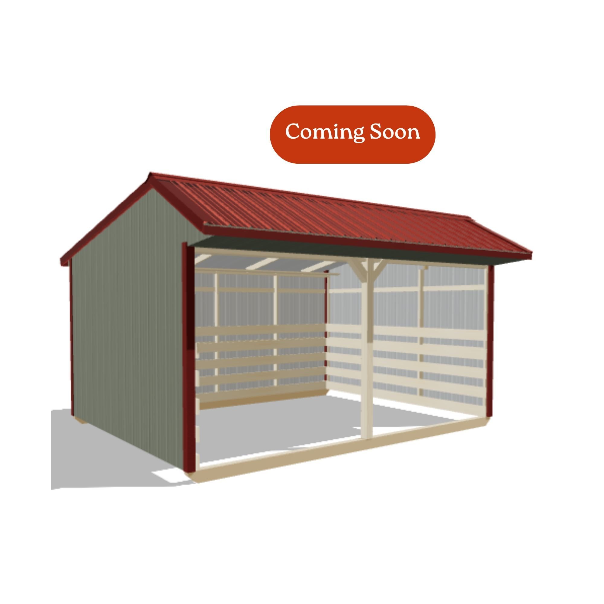 12x16 Run-in Shed #8516