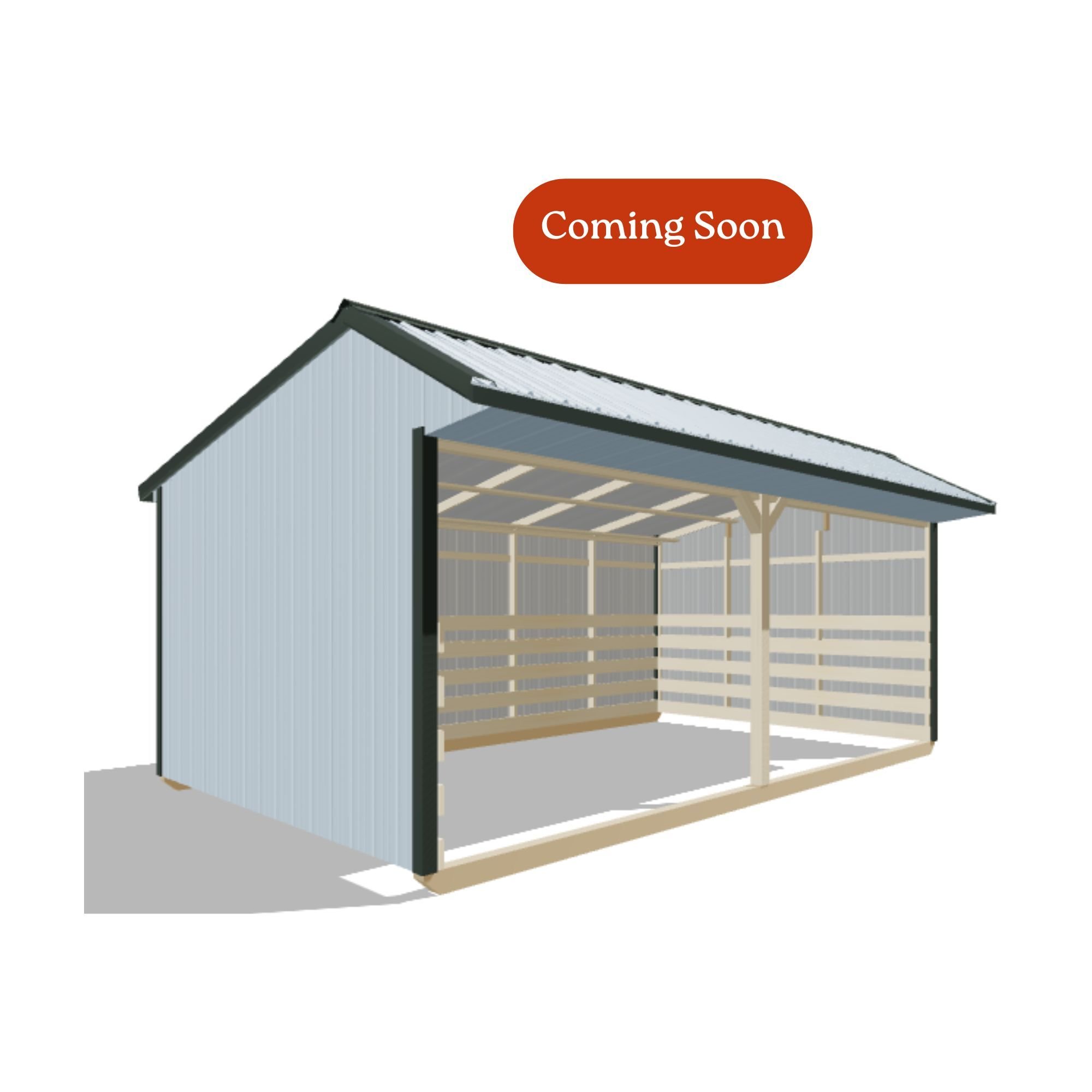 12x20 Run-in Shed #8517
