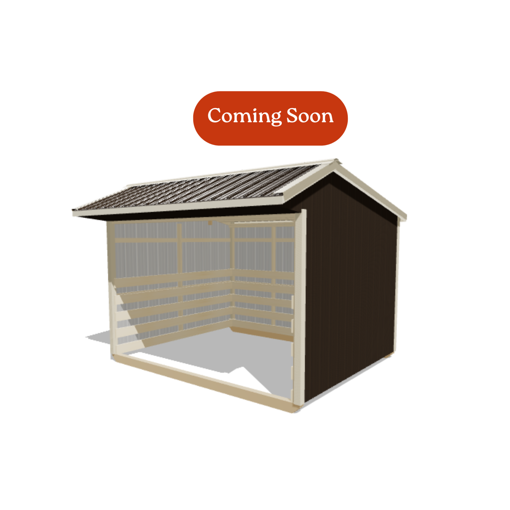 10x12 Metal Run-in Shed #8905
