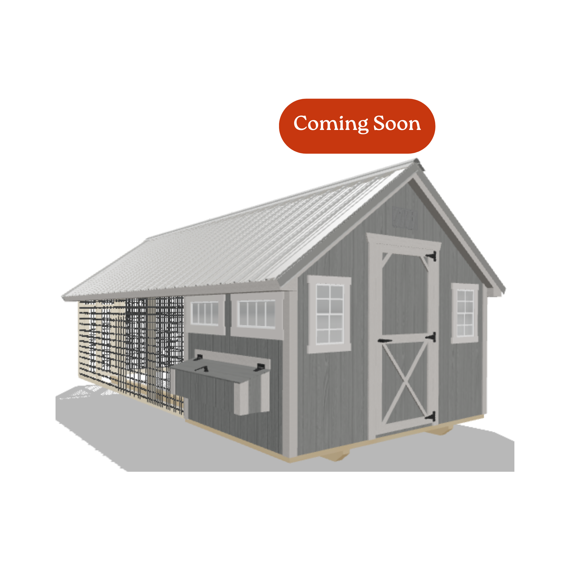 10x20 Chicken Coop #8195