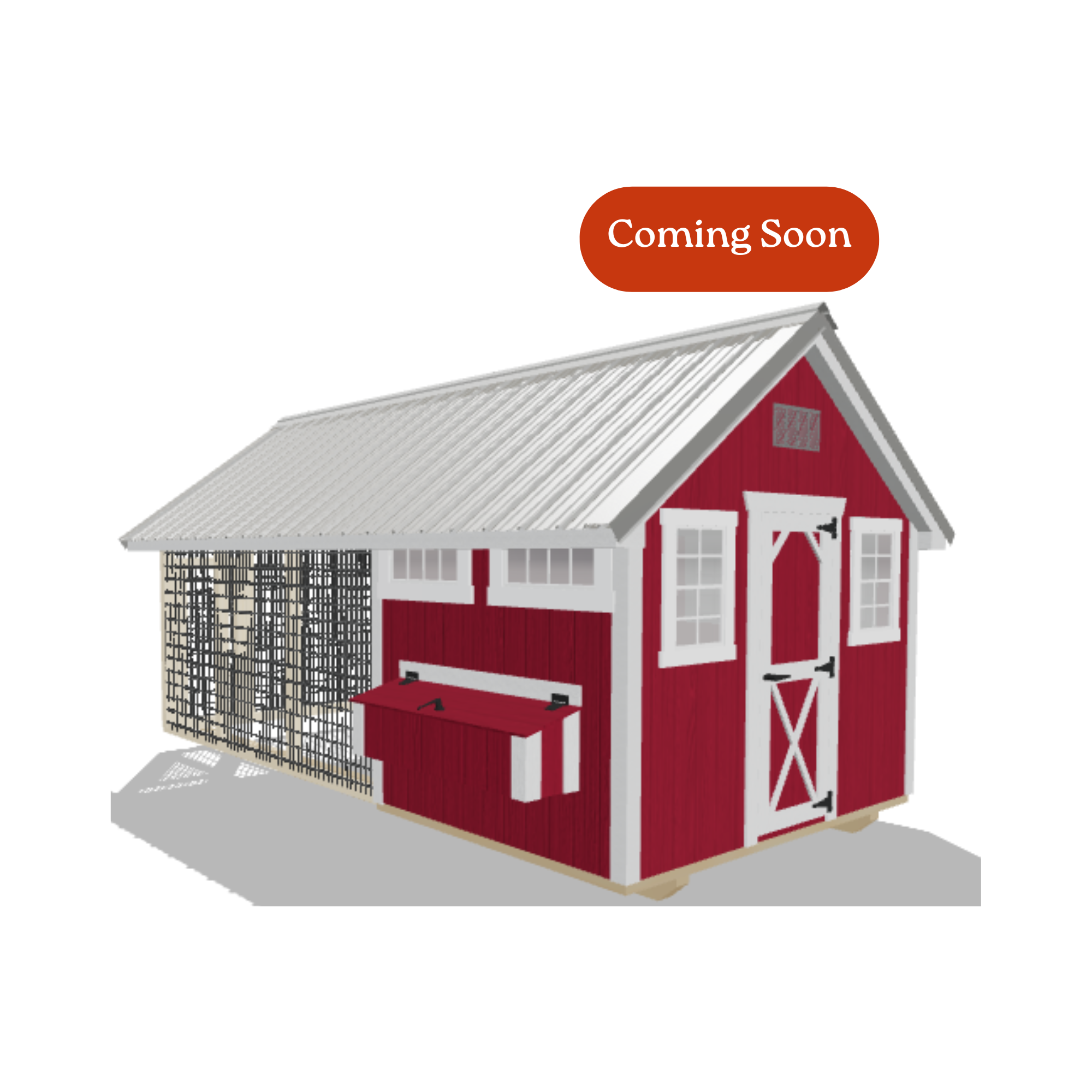 8x16 Chicken Coop #8199