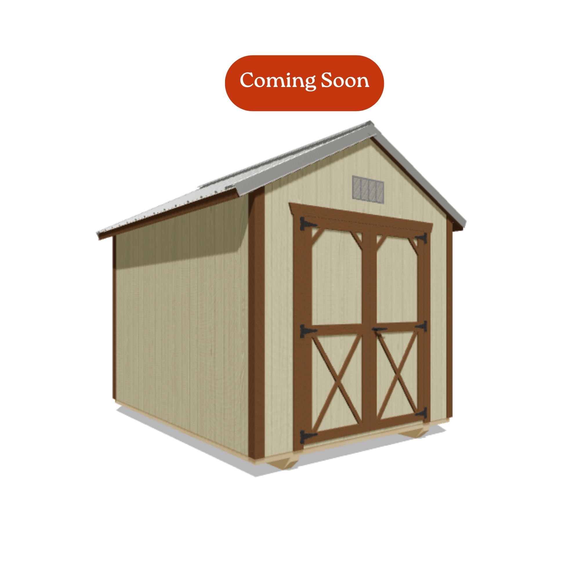 8x10 Utility Shed #8418