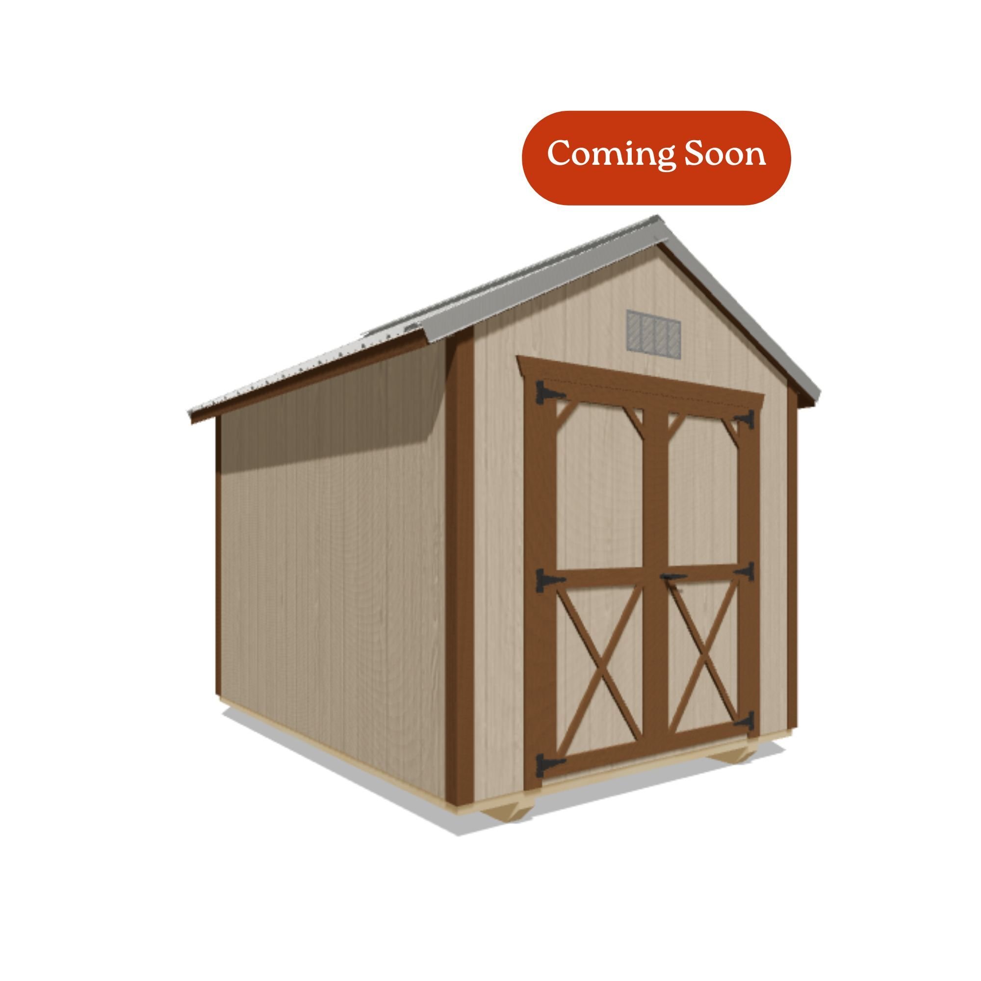 8x10 Utility Shed #8491
