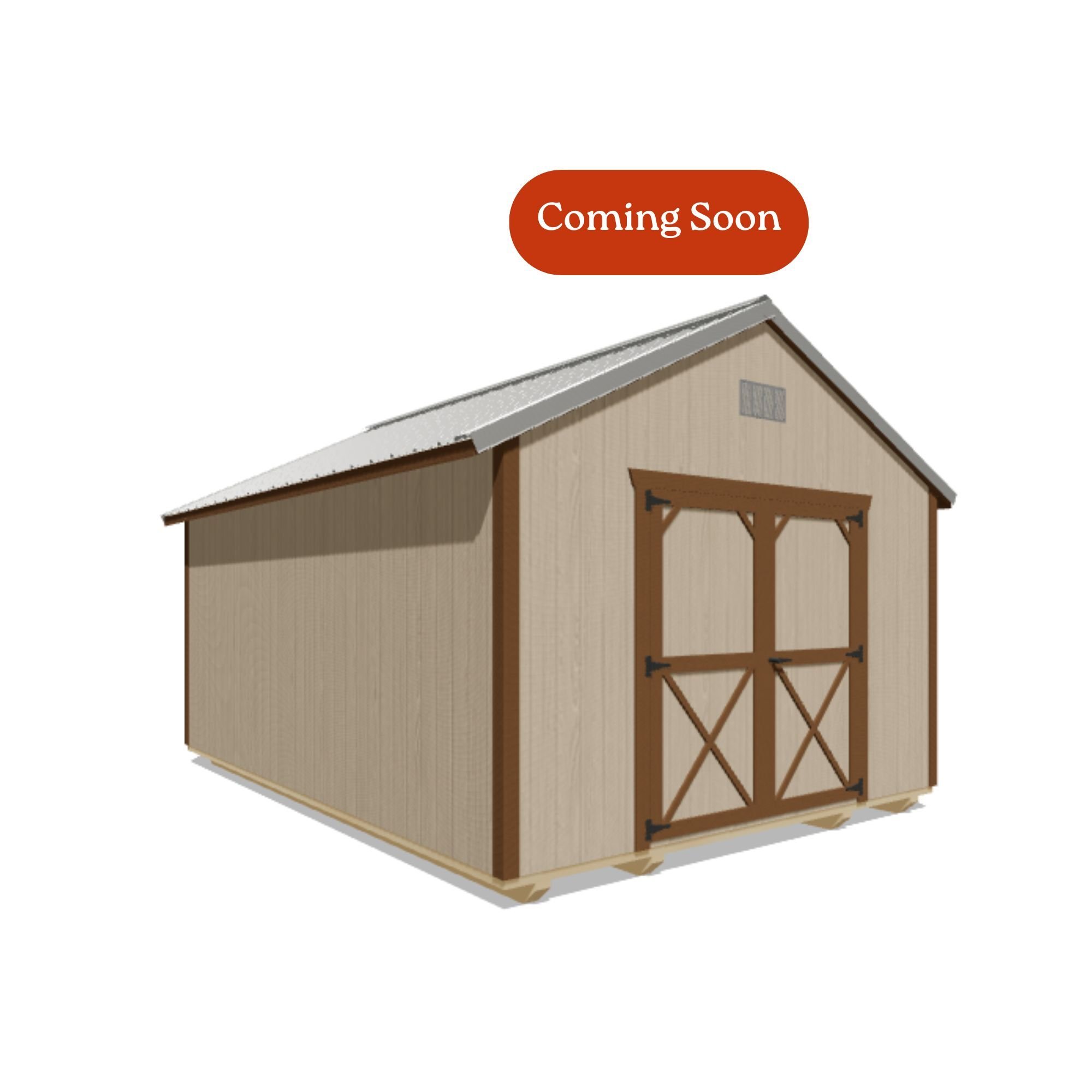 12x16 Utility Shed #8495