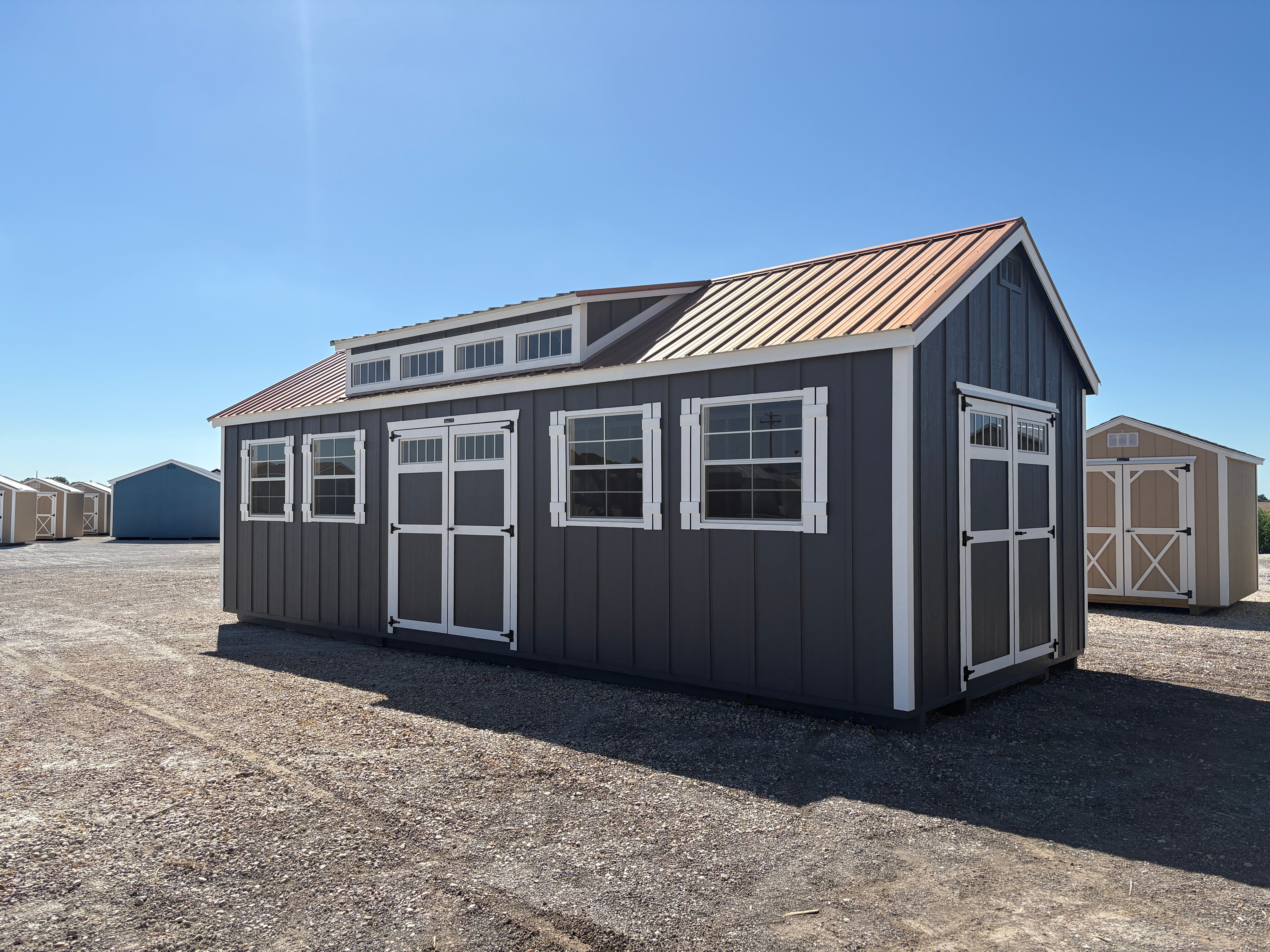 12x32 Elite Garden Shed #6841