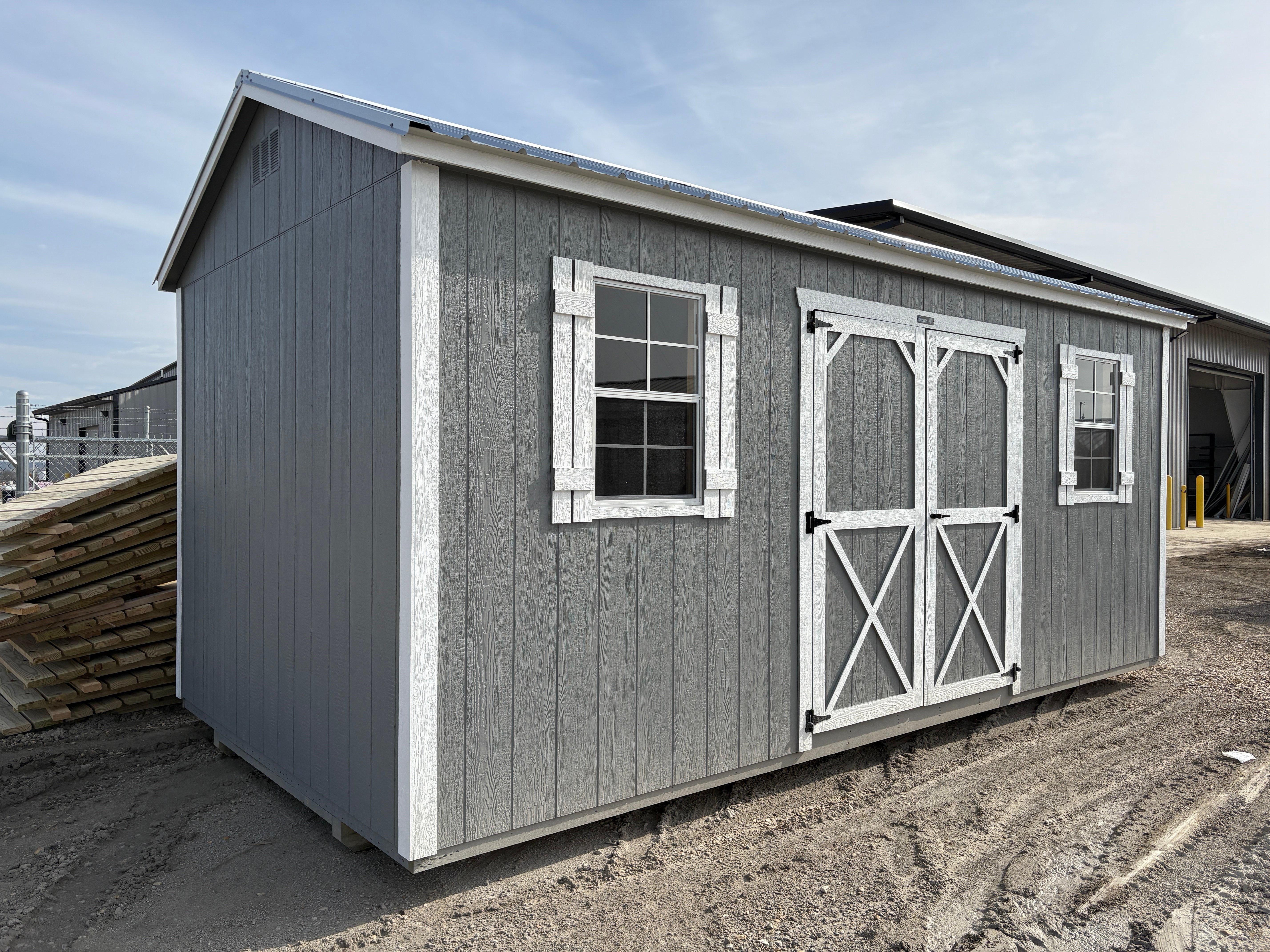 10x20 Elite Garden Shed #7416