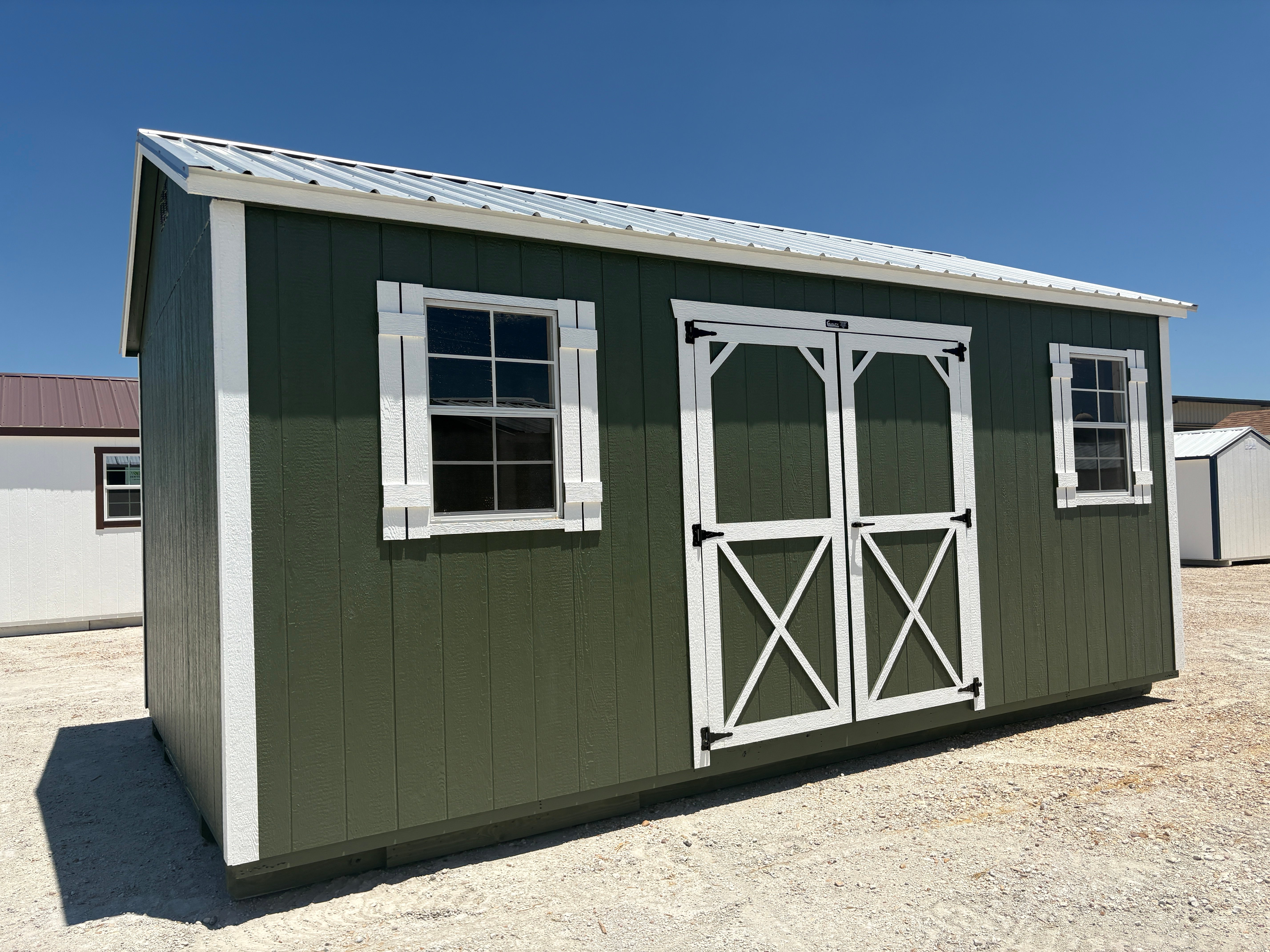 12x20 Elite Garden Shed #8380