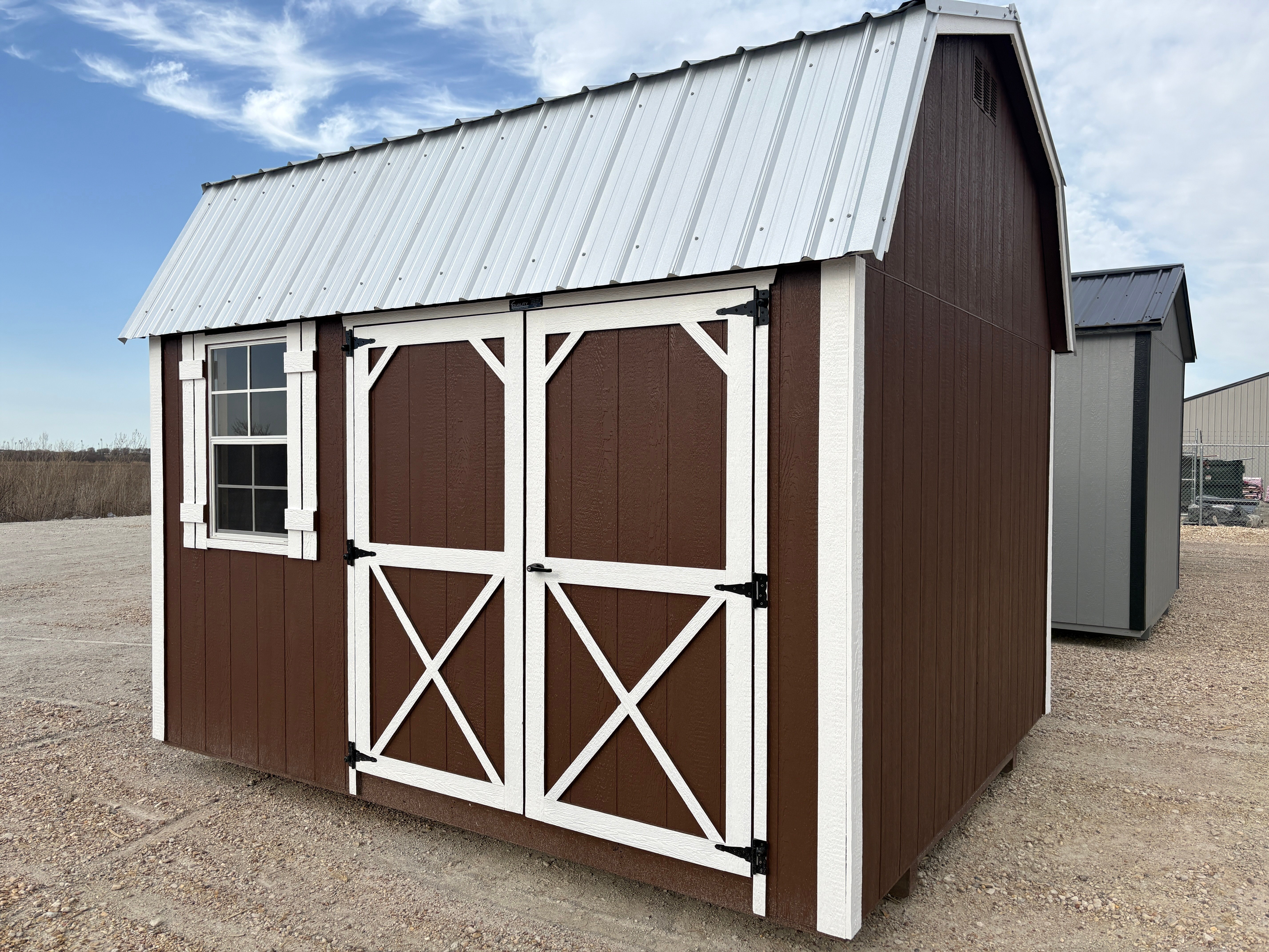 10x12 Elite Lofted Barn #7602