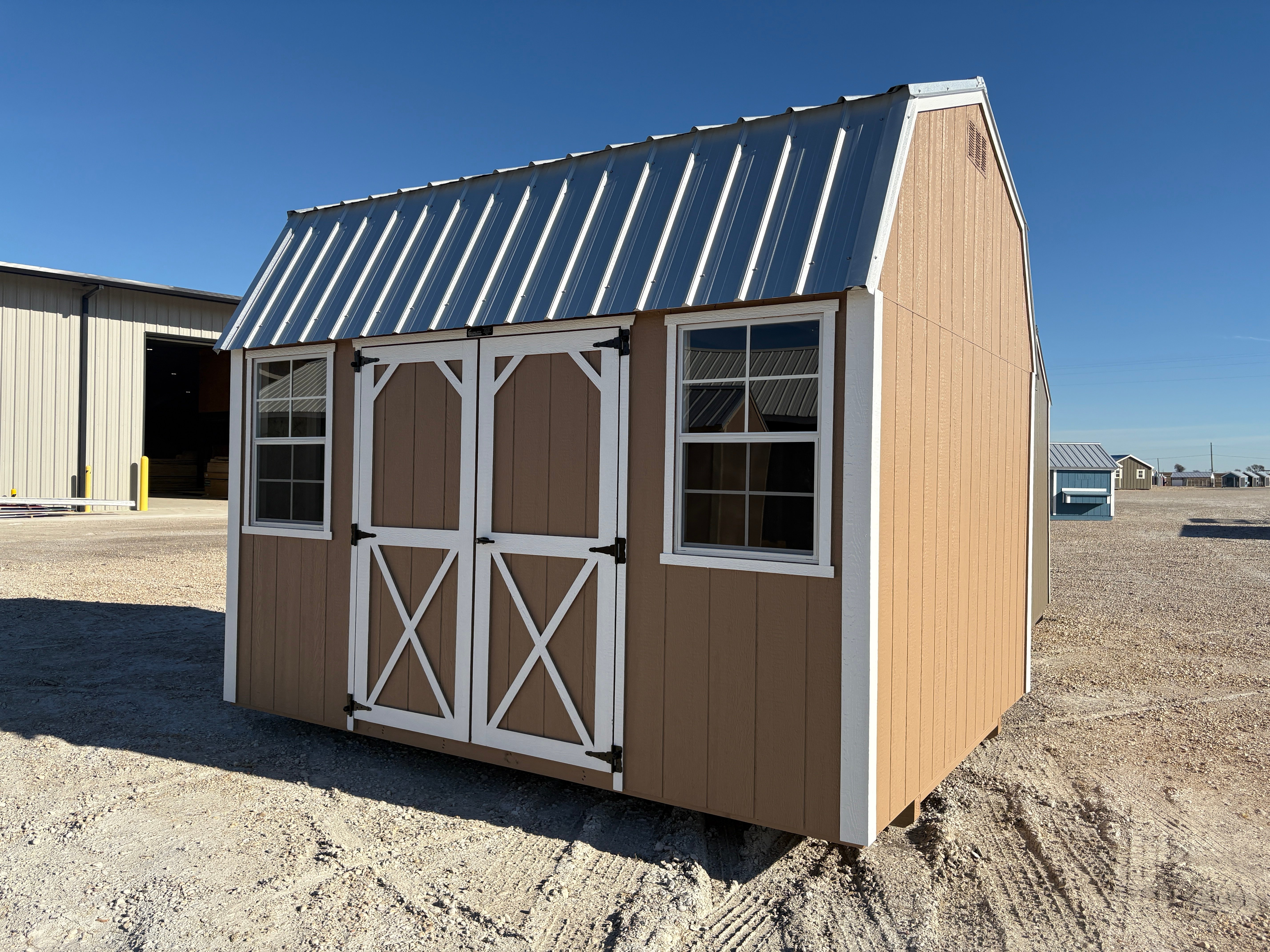 10x12 Lofted Barn #7490