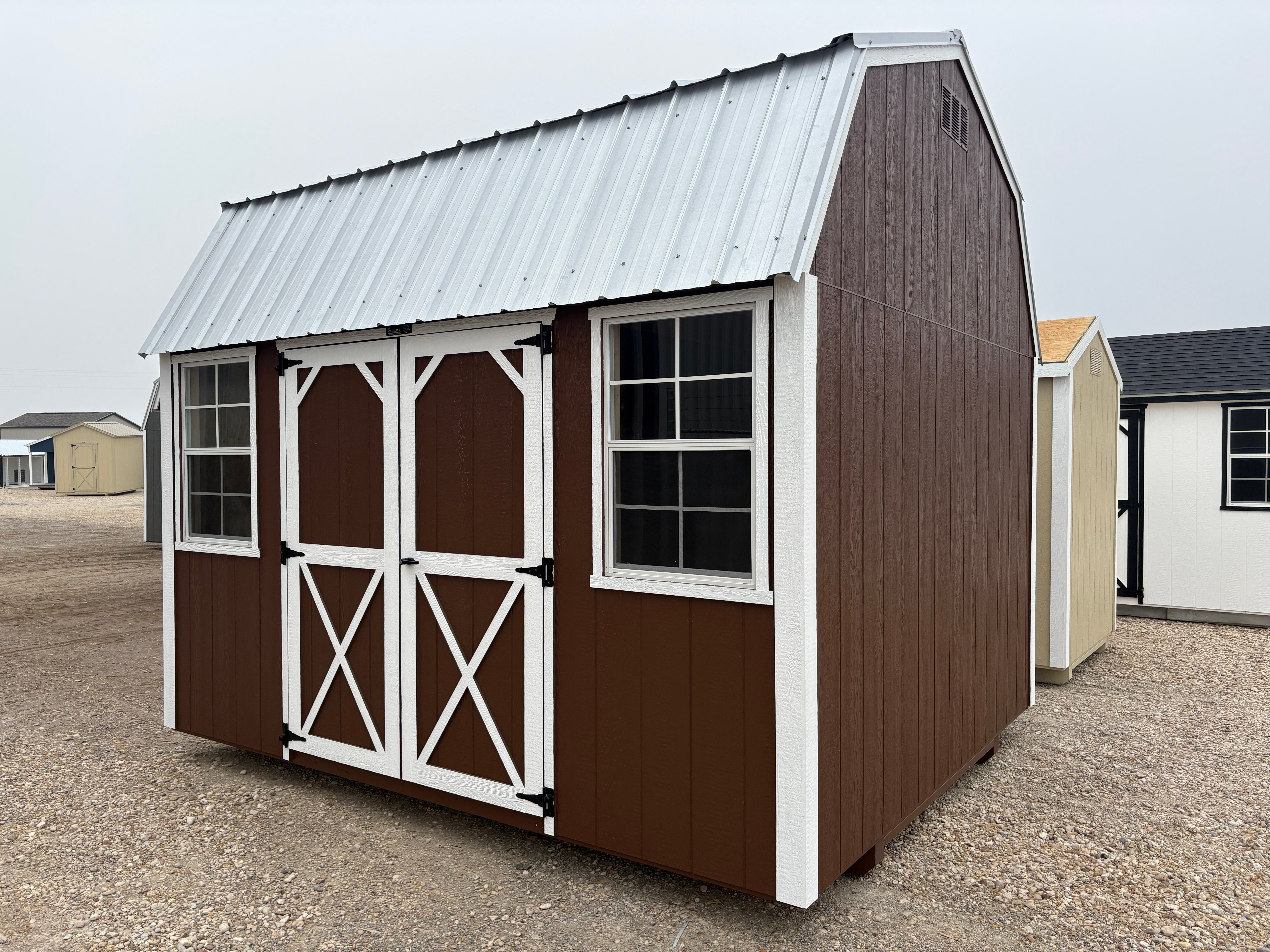 10x12 Lofted Barn #7701