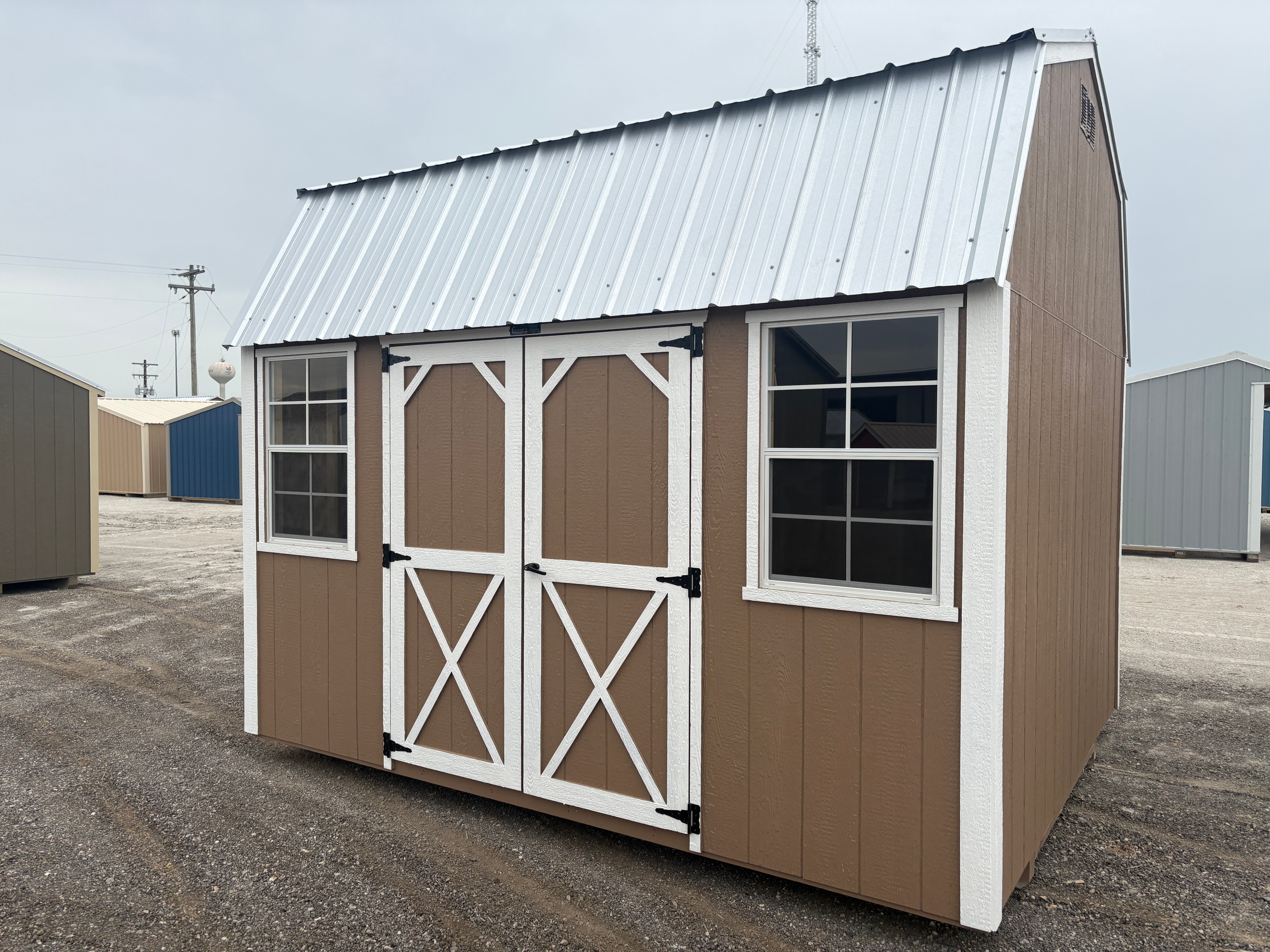 10x12 Lofted Barn #8117