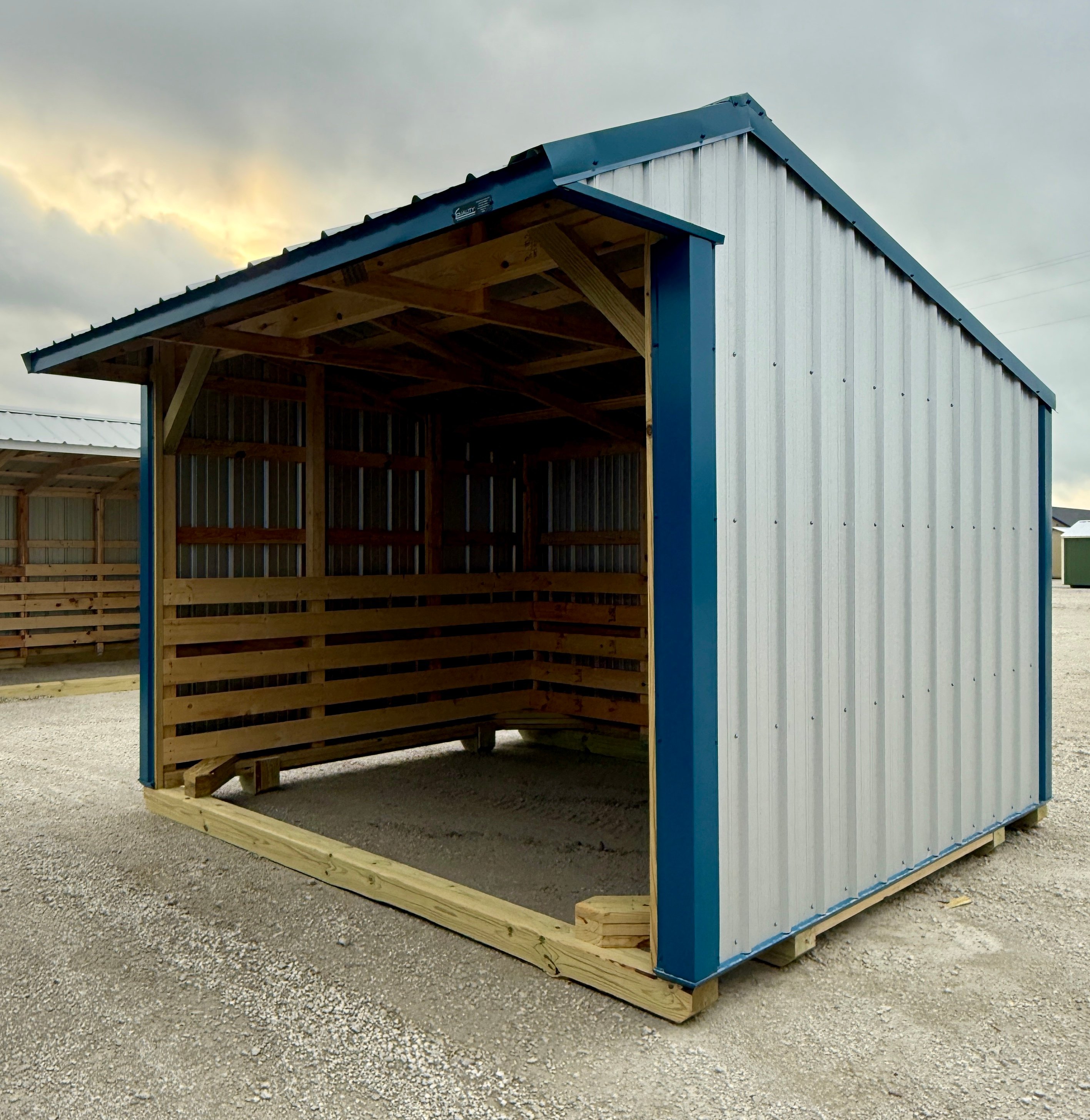 10x12 Metal Run-in Shed #6385