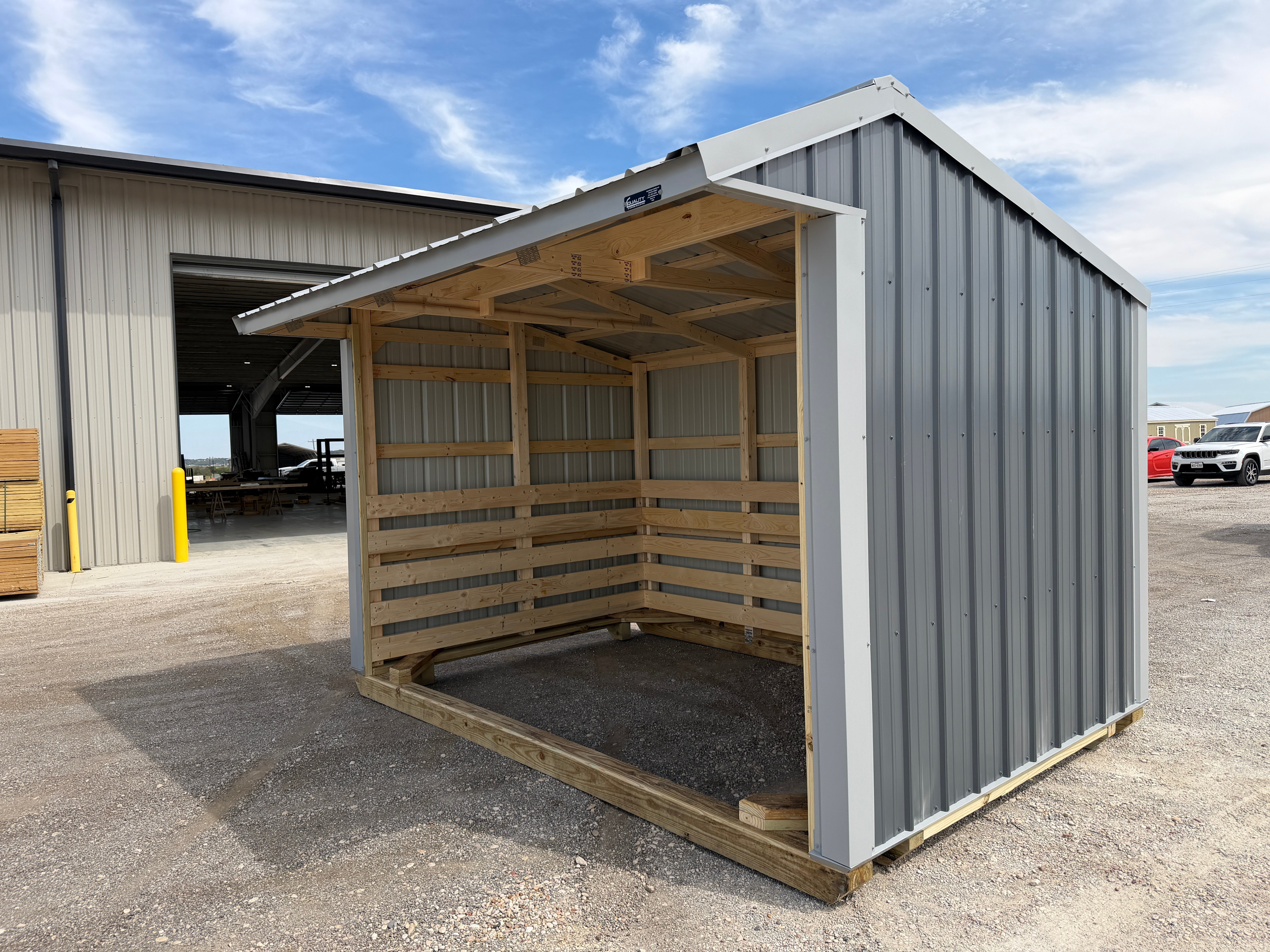 8x12 Run-in Shed #7096