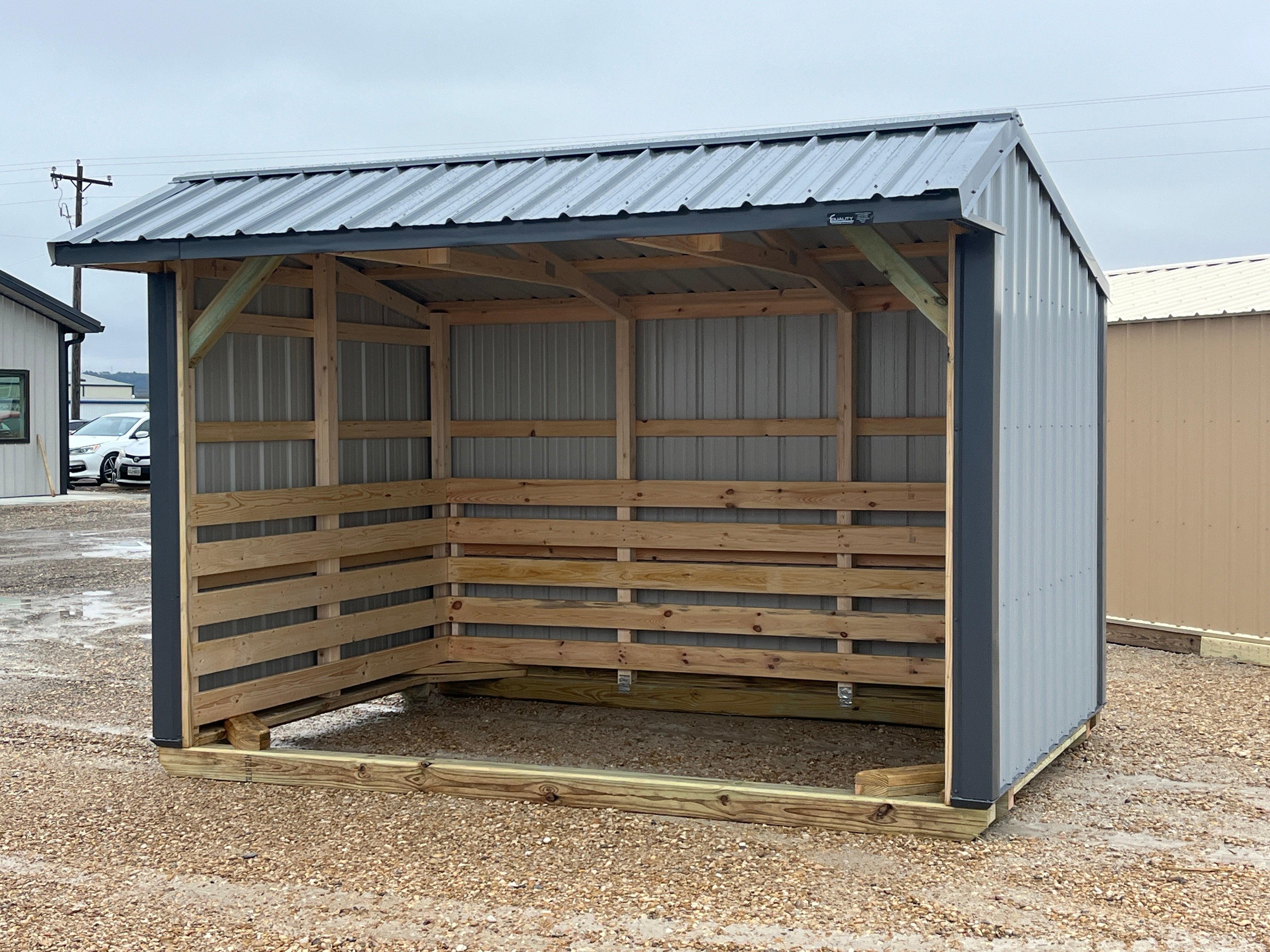 8x12 Run-in Shed #7413