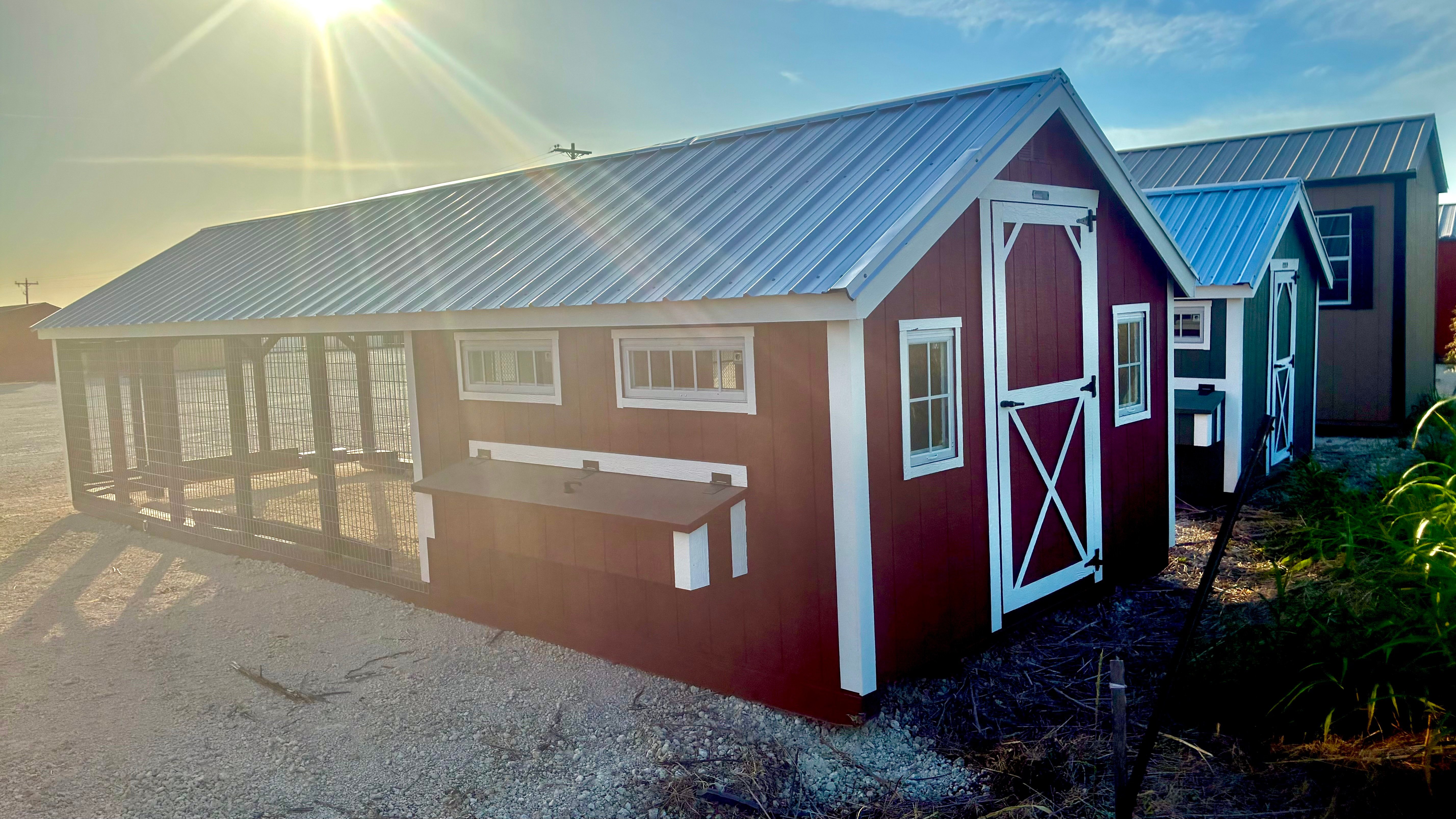 10x30 Chicken Coop #7012