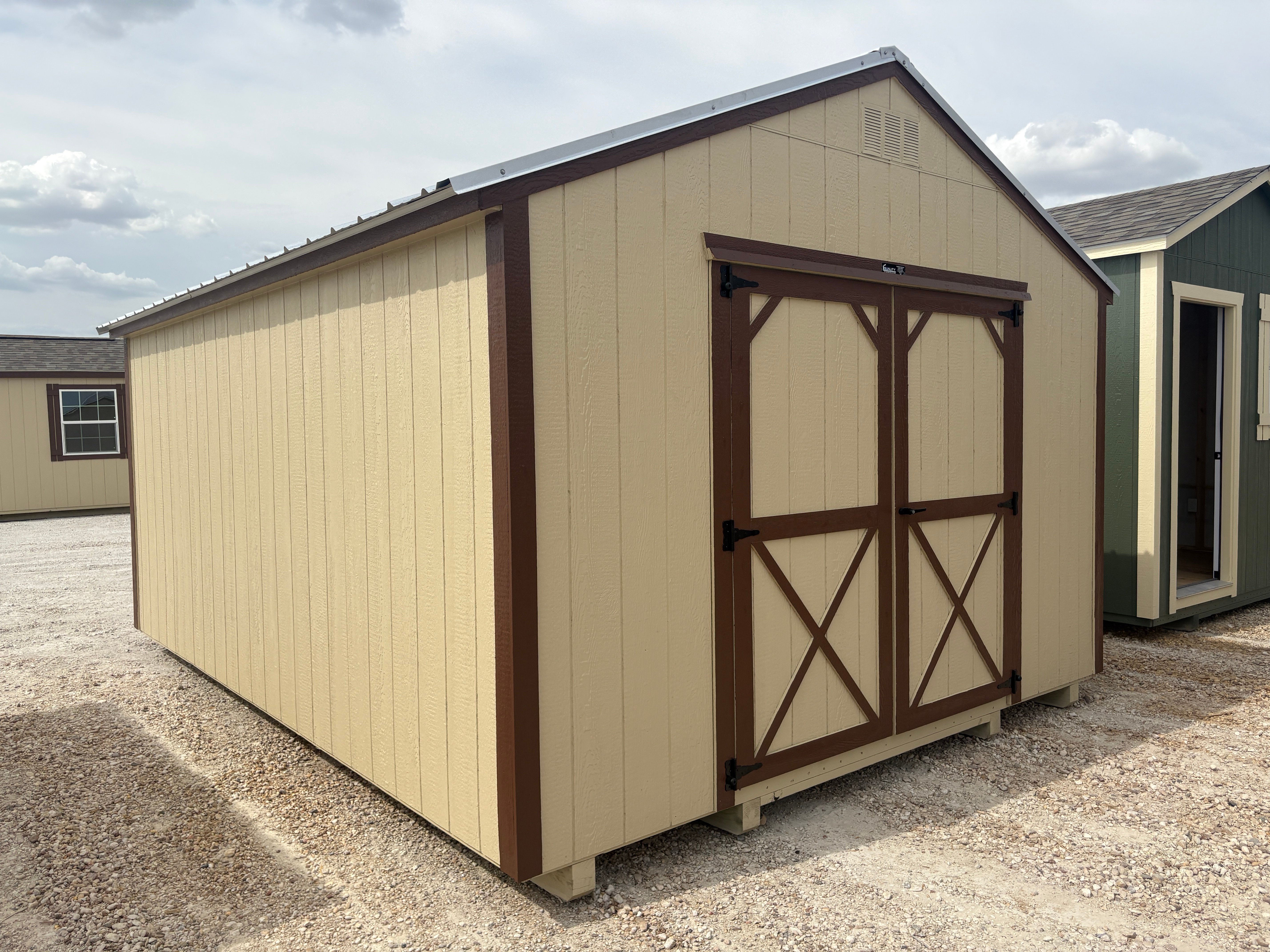 12x16 Utility Shed #8495