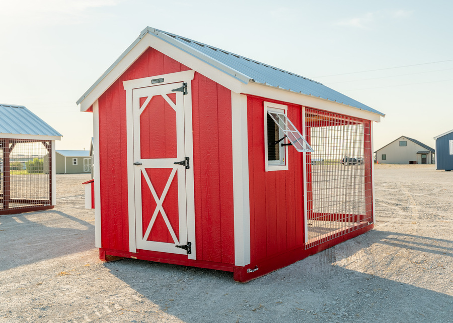 Durable Chicken Coops with Easy Access Nesting Boxes