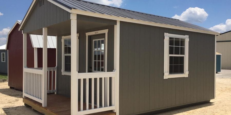 Shed with porch