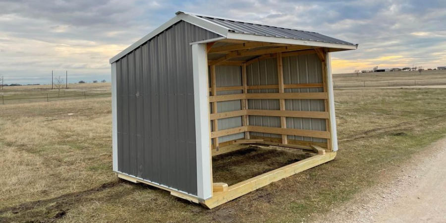 run in shed portable horse barn