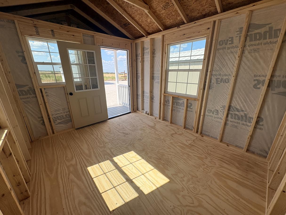 10x16 Gable Cabin with Porch #8513
