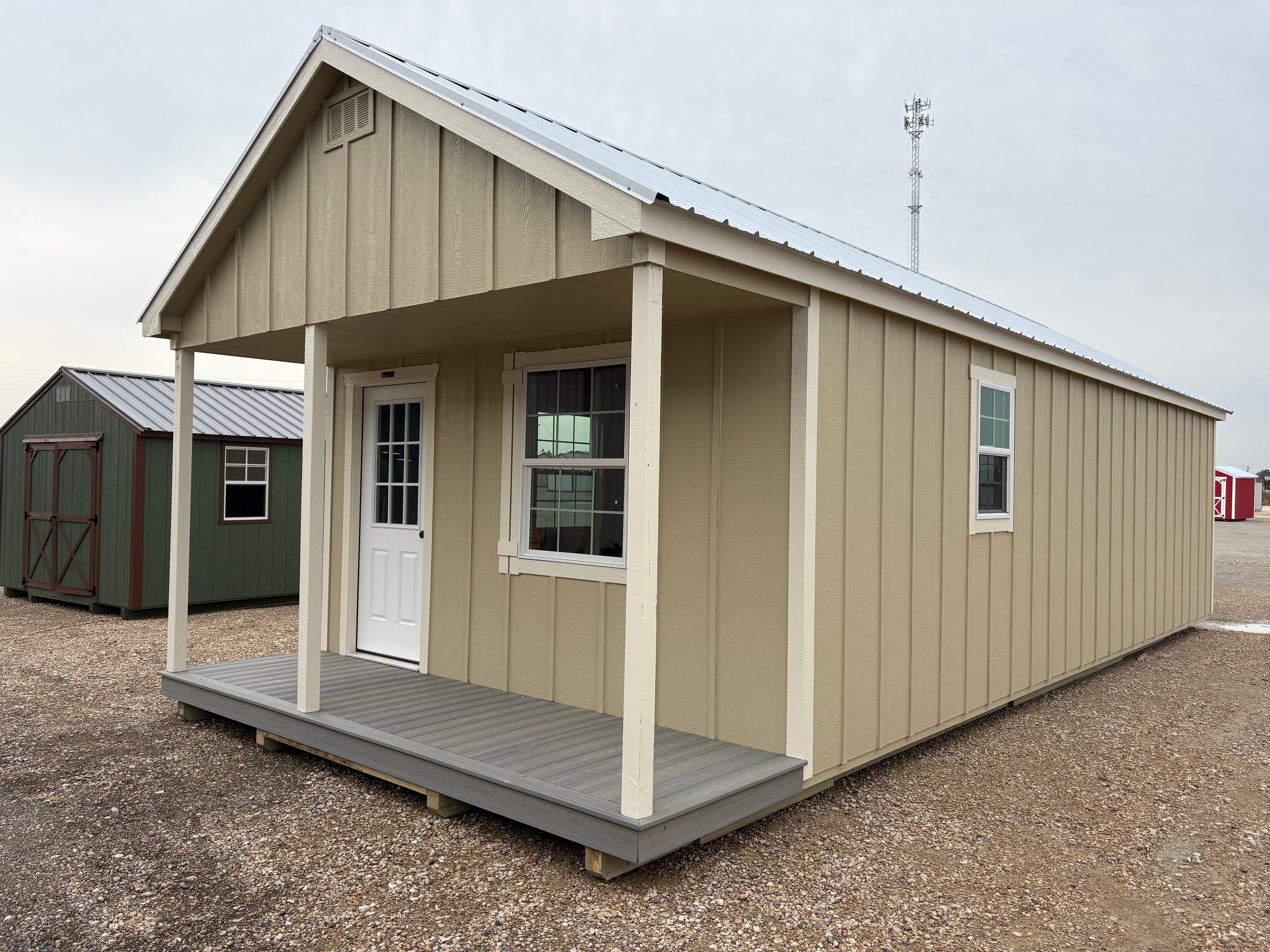 14x36 Gable Cabin with Porch #7030