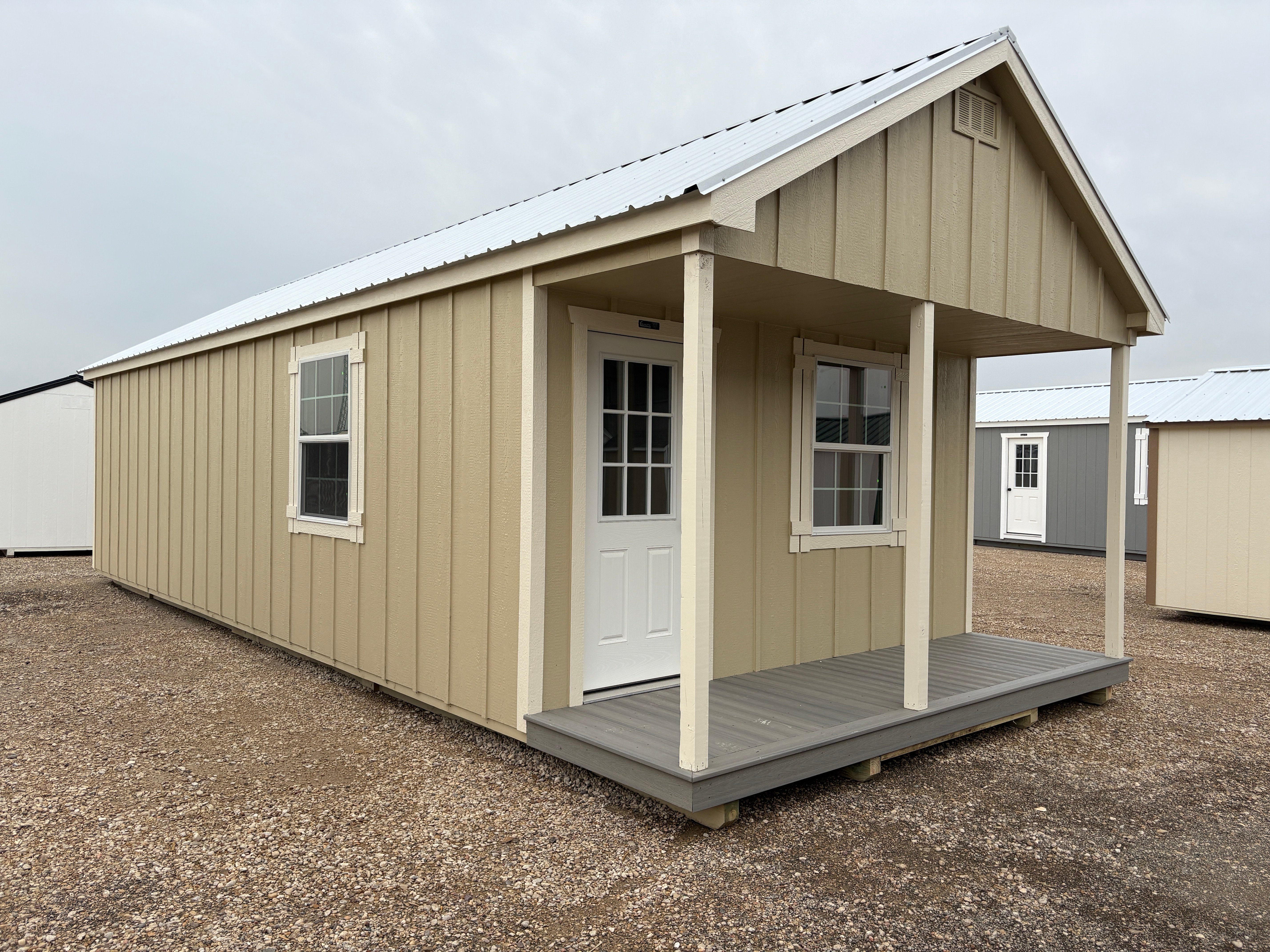 14x36 Gable Cabin with Porch #7030