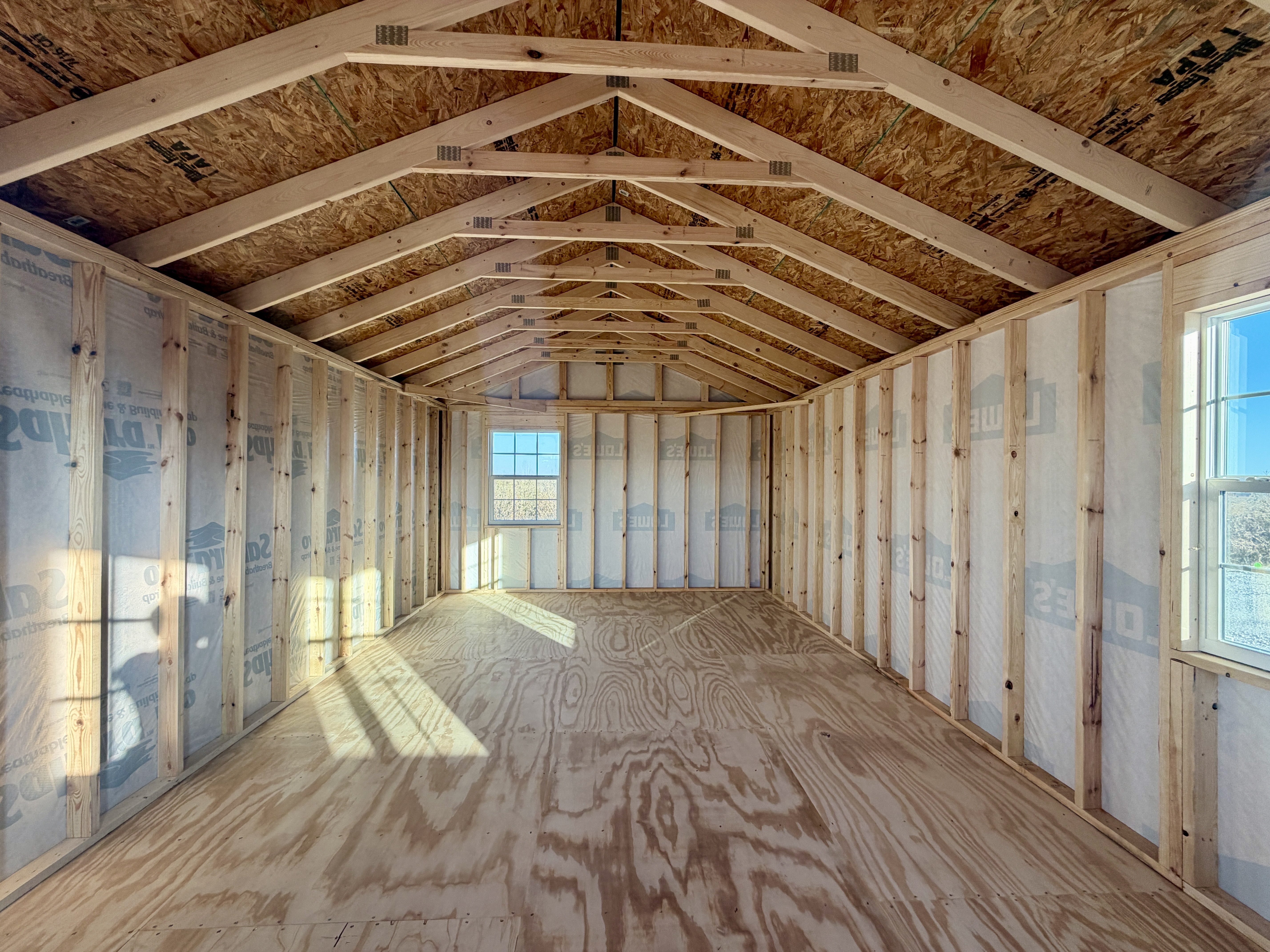 14x28 Gable Cabin with Porch #7240